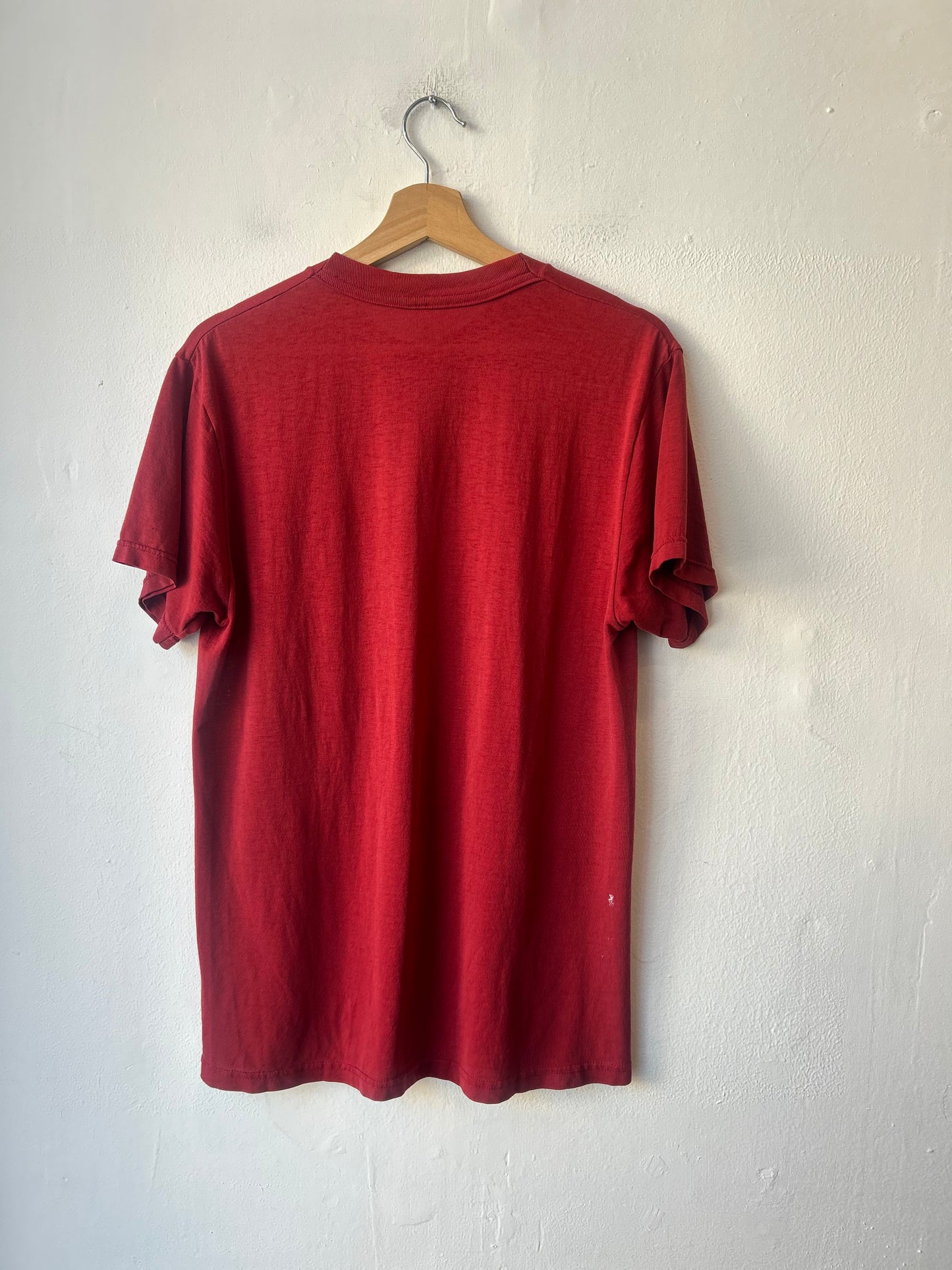 90's Red Pocket Tee