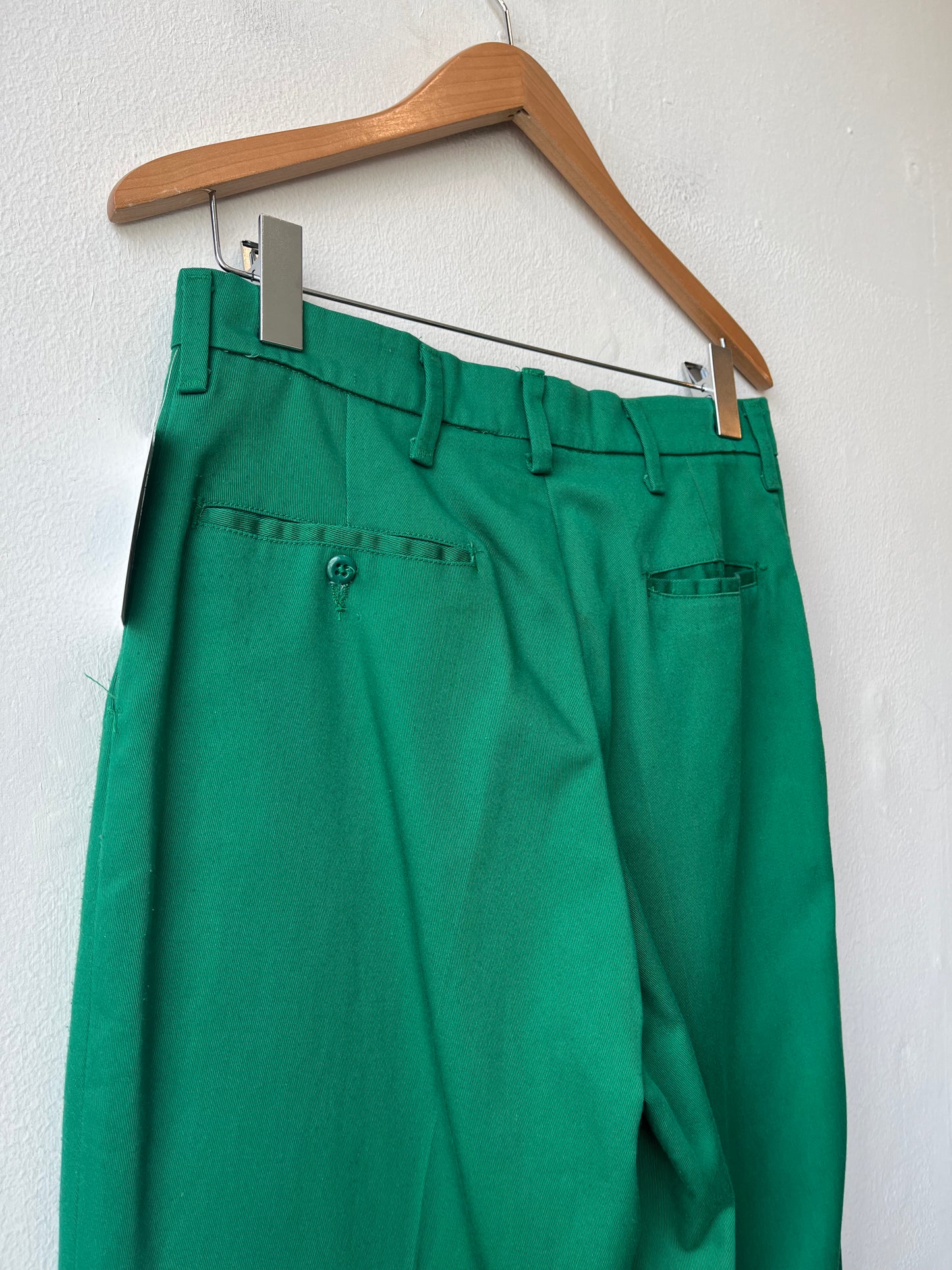 70's Green Trousers 30"