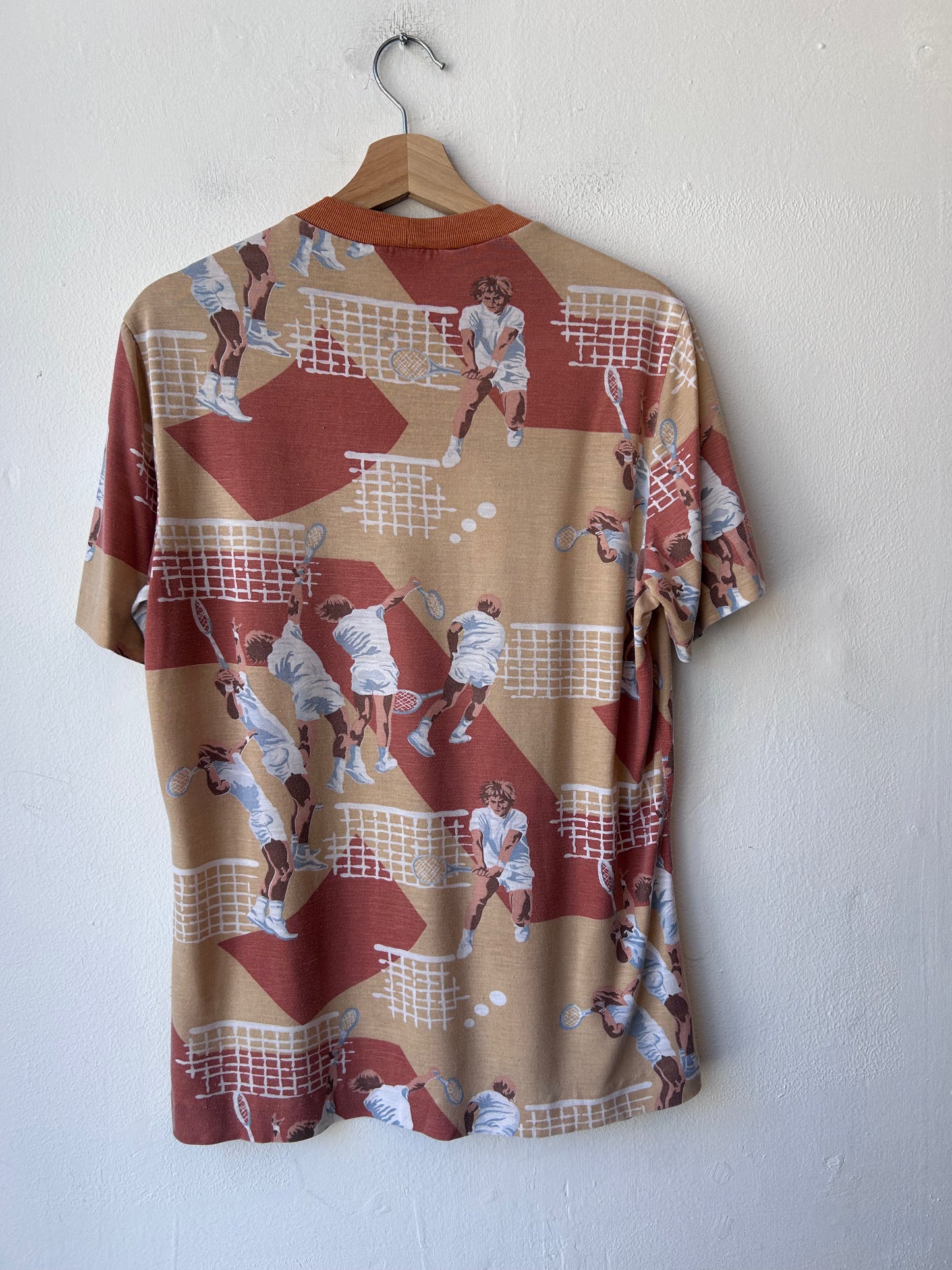 80's Tennis All Over Print T-Shirt