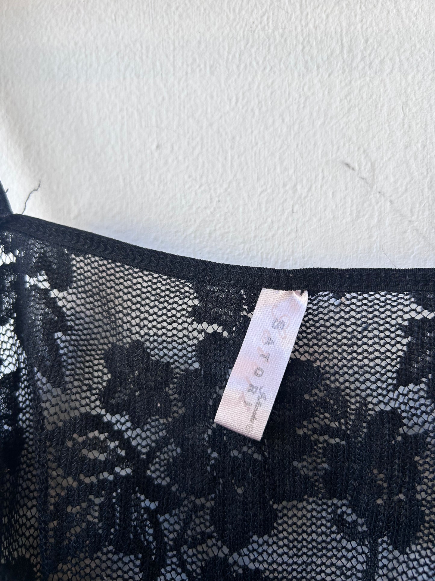 Y2K Mesh Black Camisole