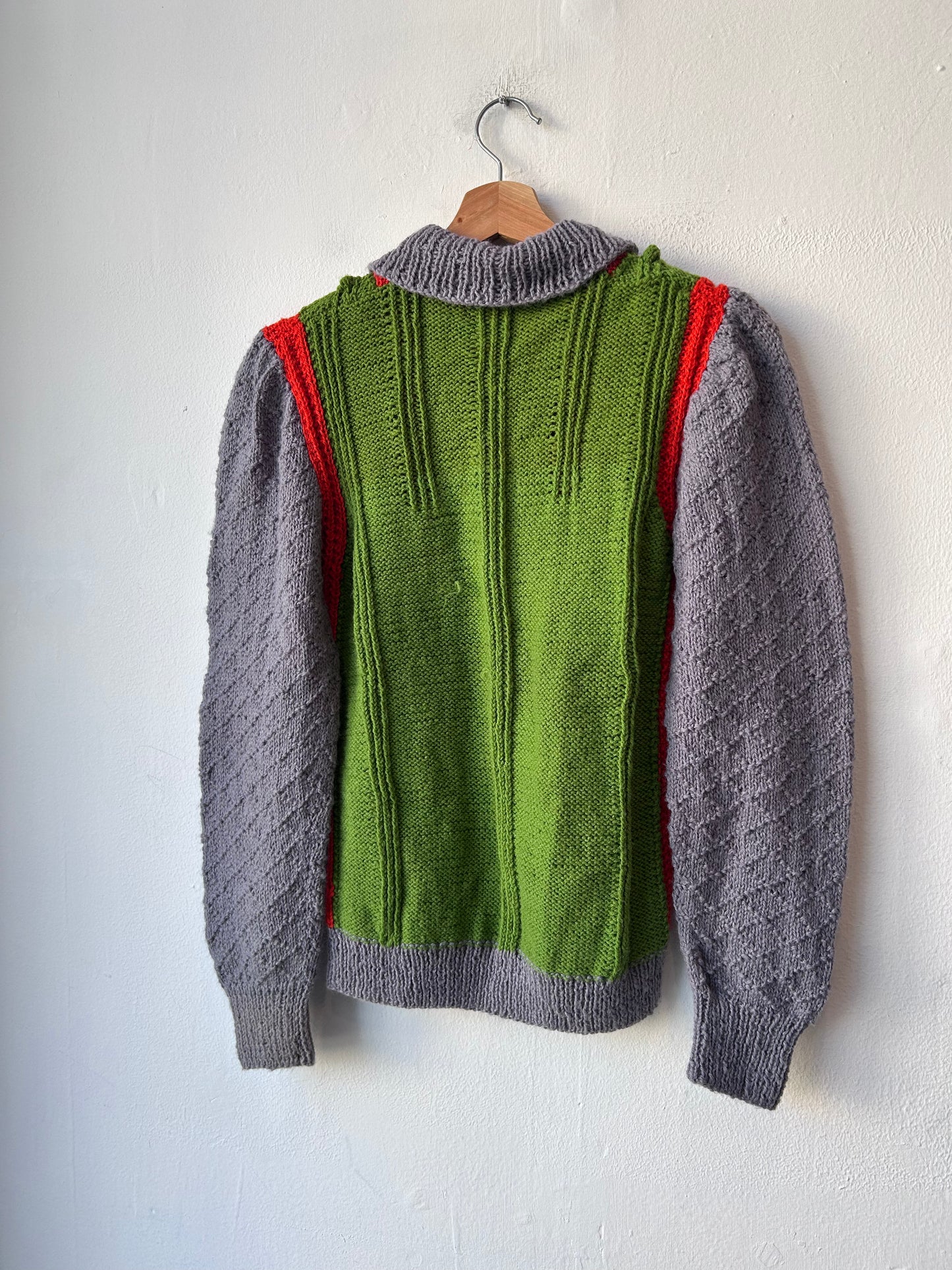70's Collared Knit Sweater