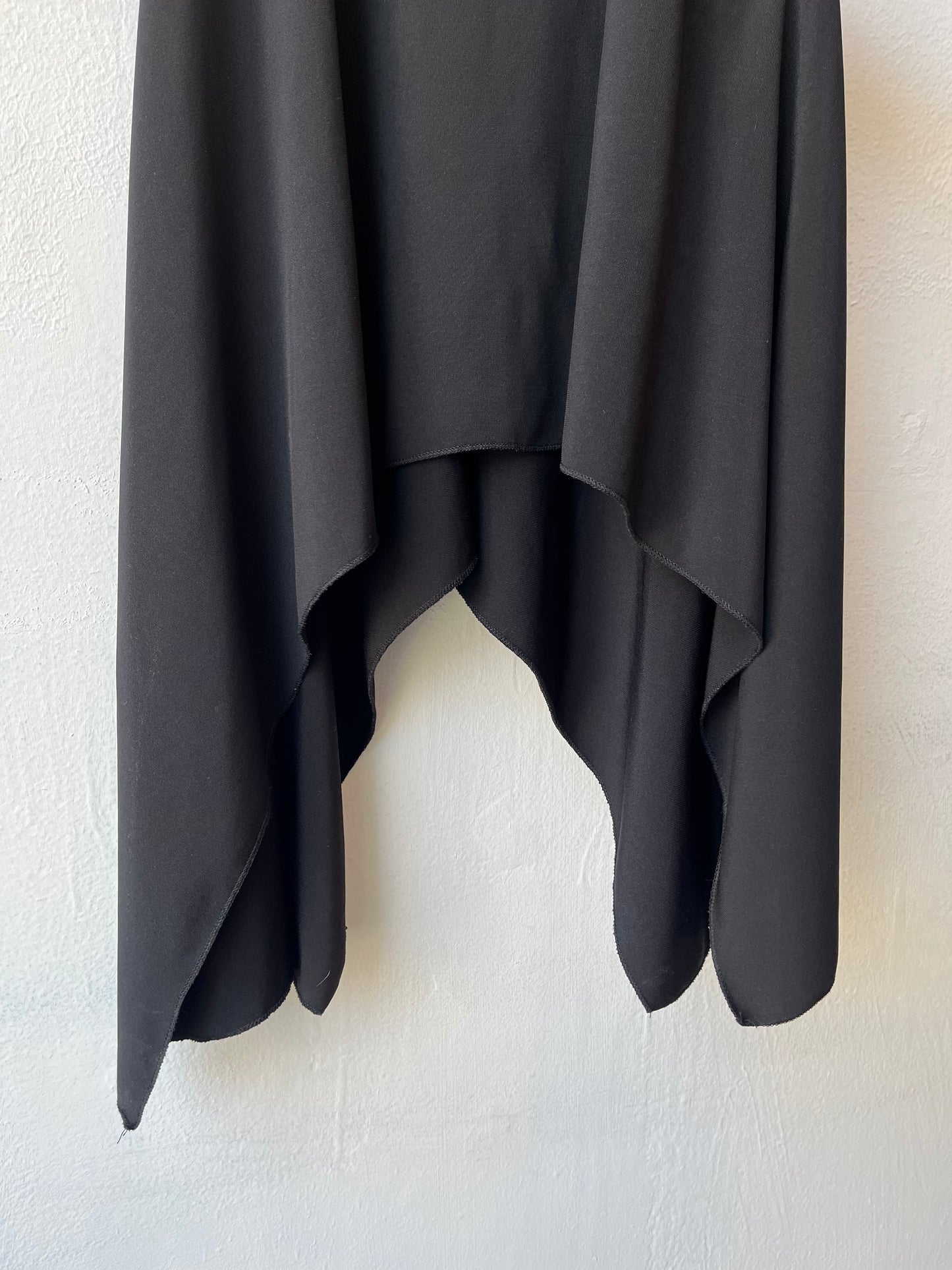 Y2K Asymmetrical Black Dress