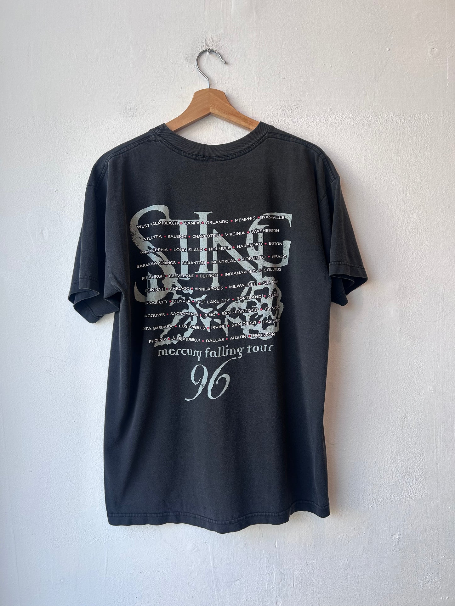 1996 Sting Mercury Falling Tour T-Shirt