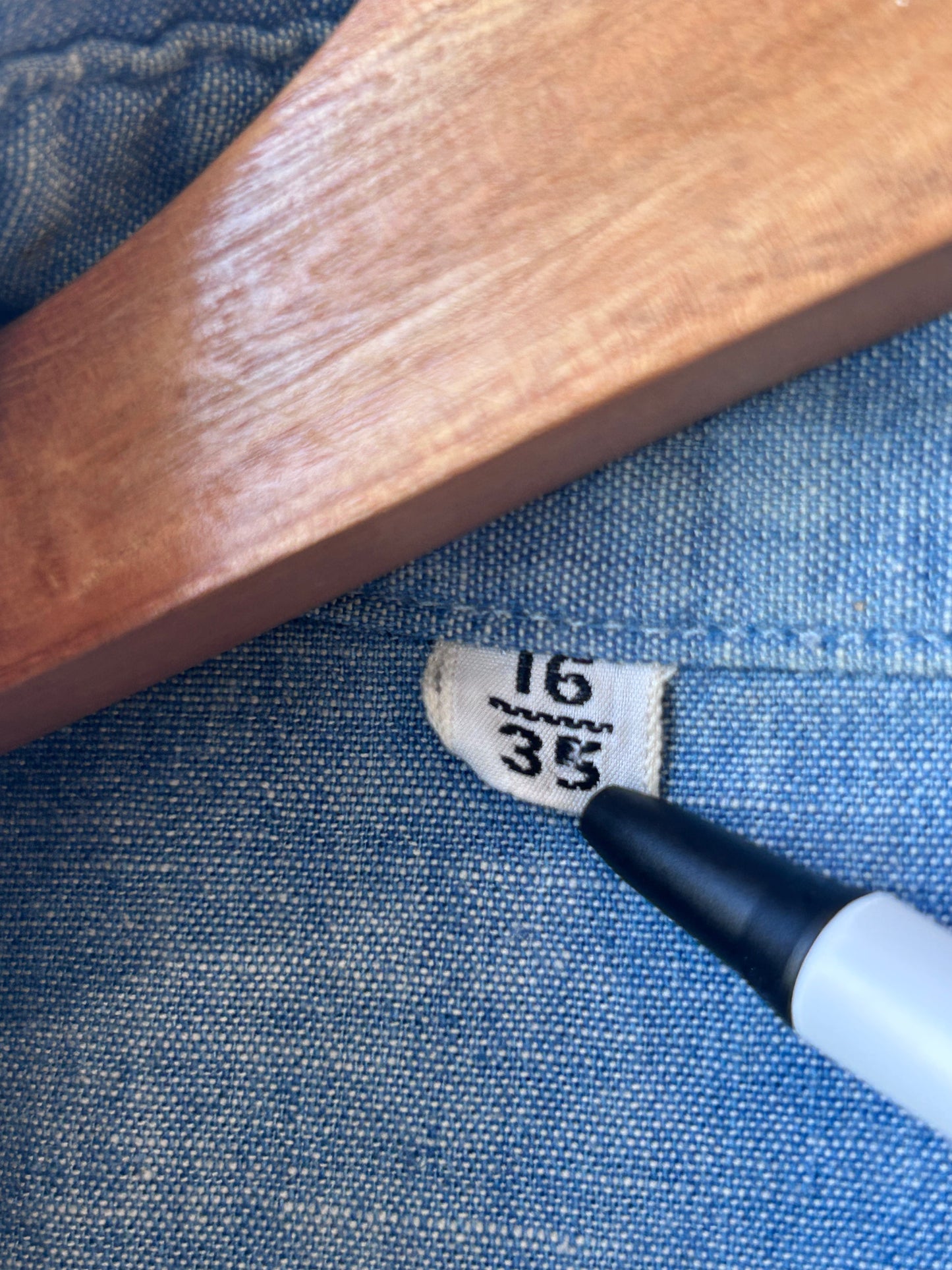 80's Denim Pearl Snap Button Down Shirt