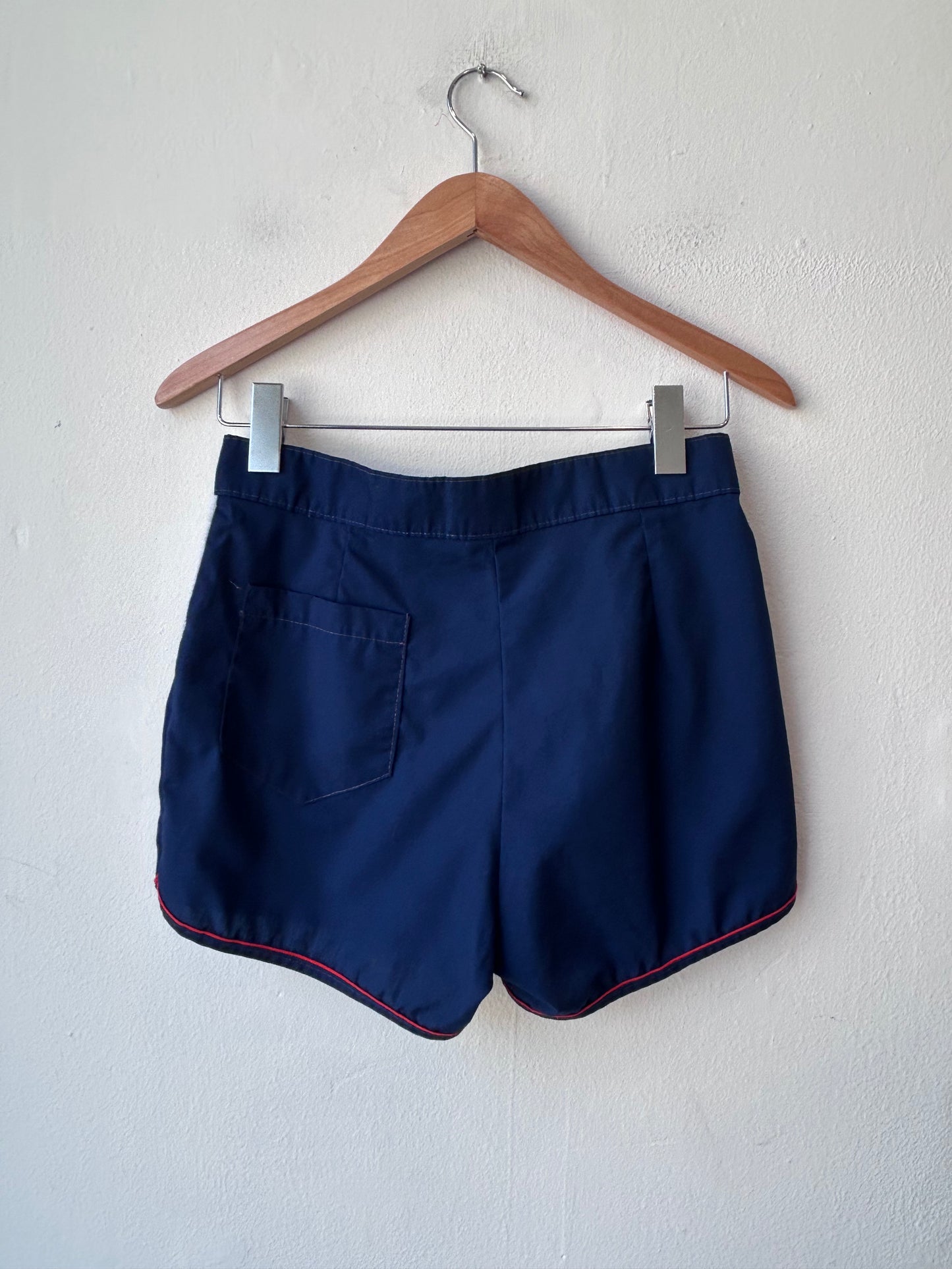 80's Cotton Red/White/Blue Shorts 29"