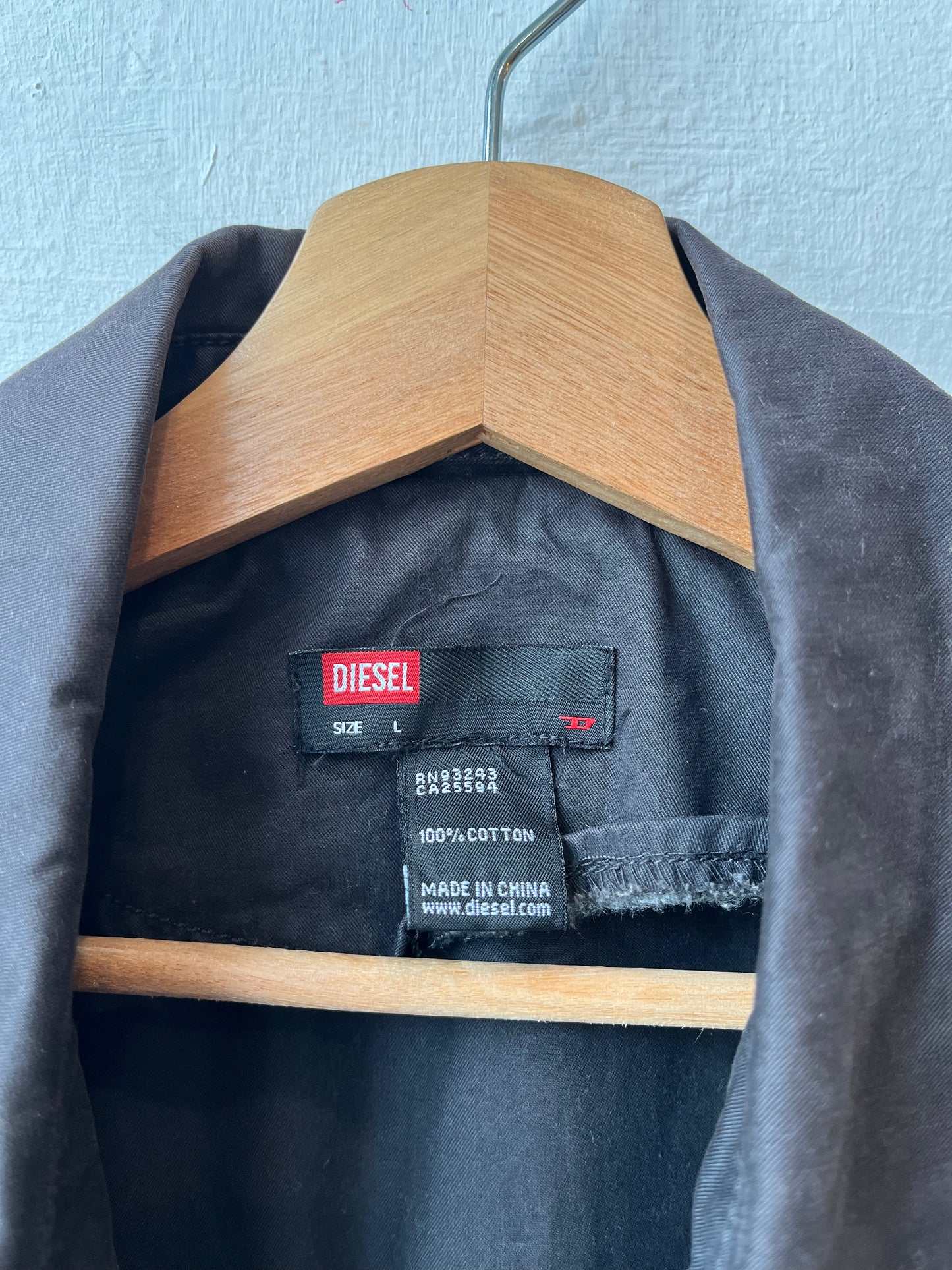 Y2K Diesel Trench Coat