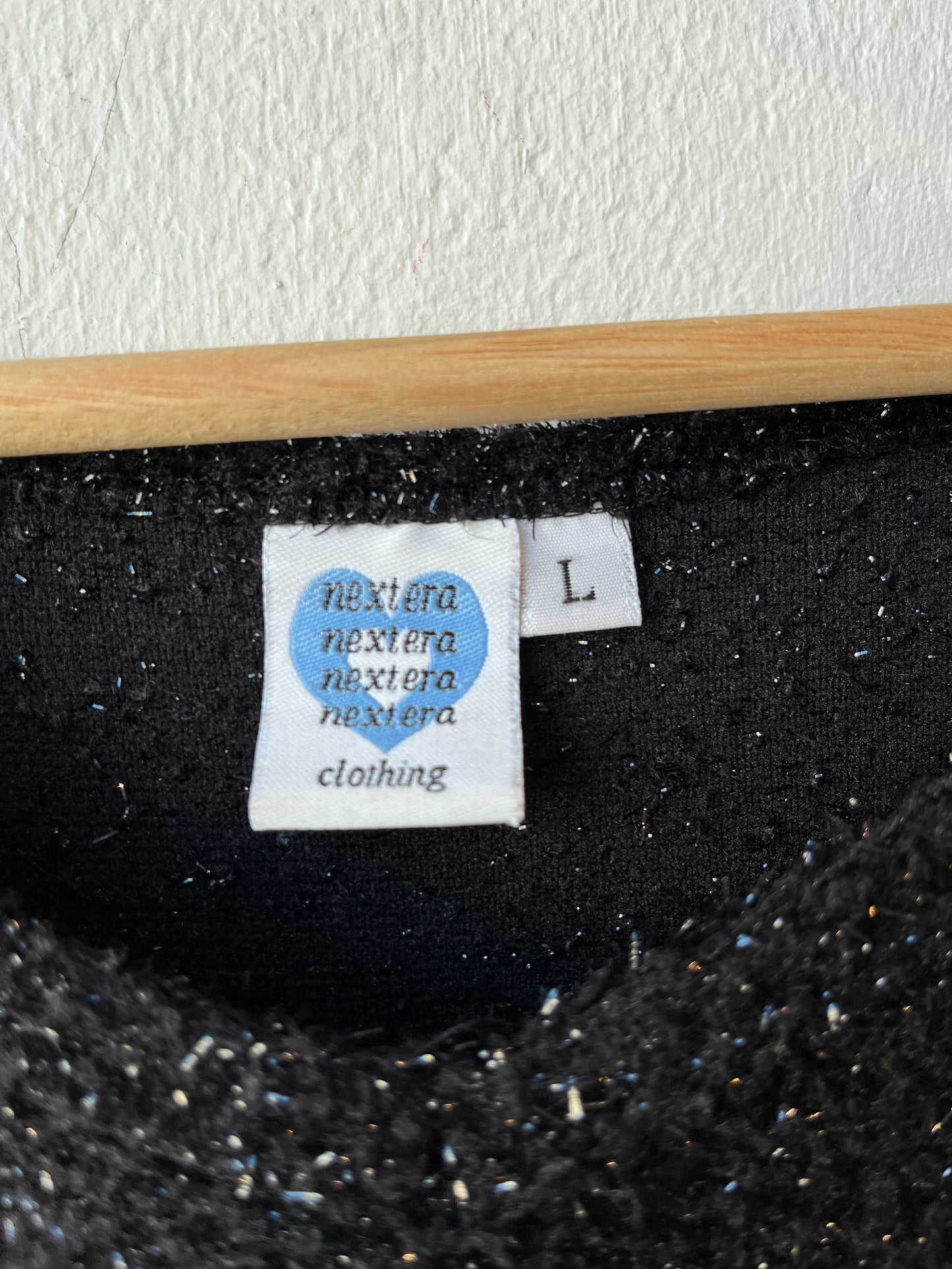 Y2K Sparkly Long Sleeve Top
