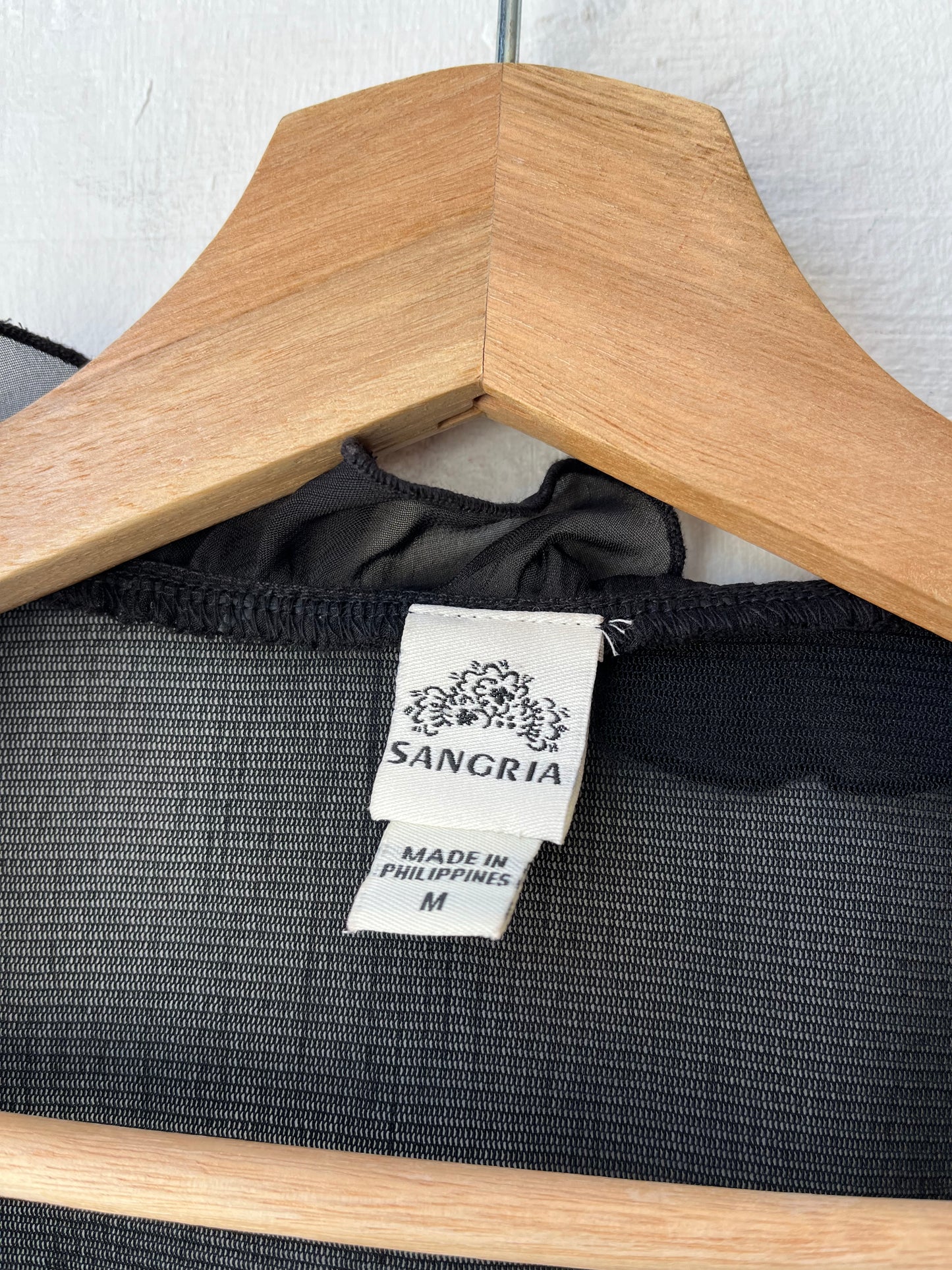 Y2K Black Mesh Shrug