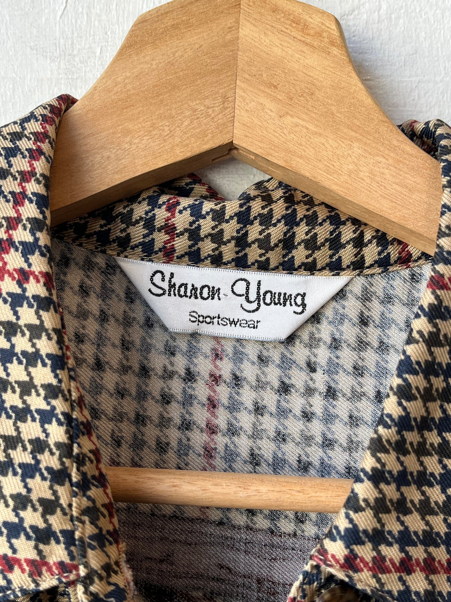 90's Sharon Young Horses Button Up Shirt