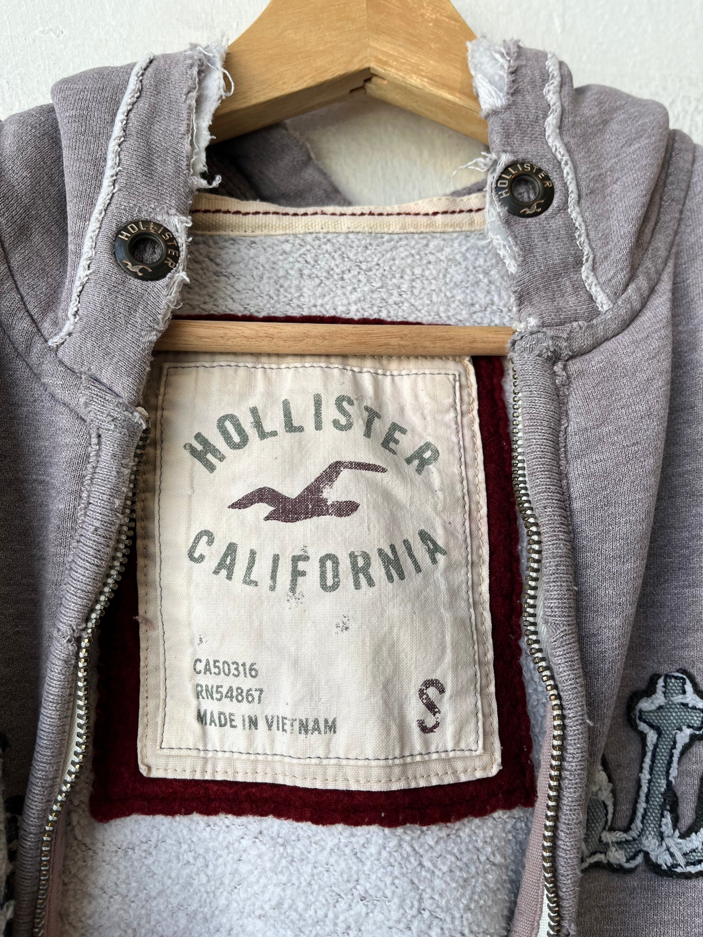 Y2K Hollister Zip Up Sweatshirt