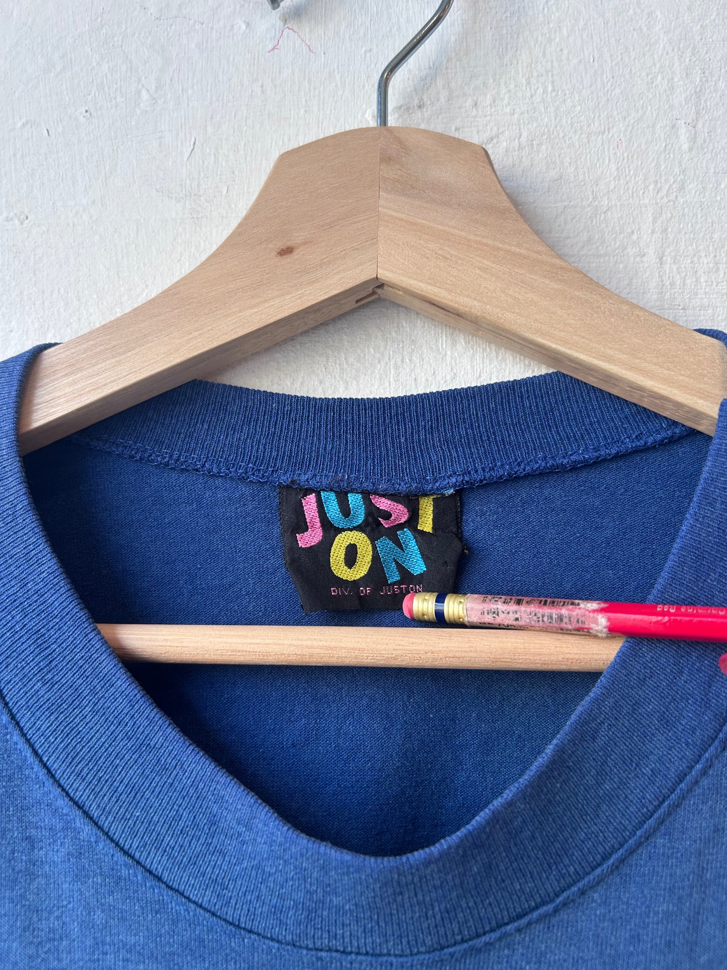 90's Blue Pocket Tee