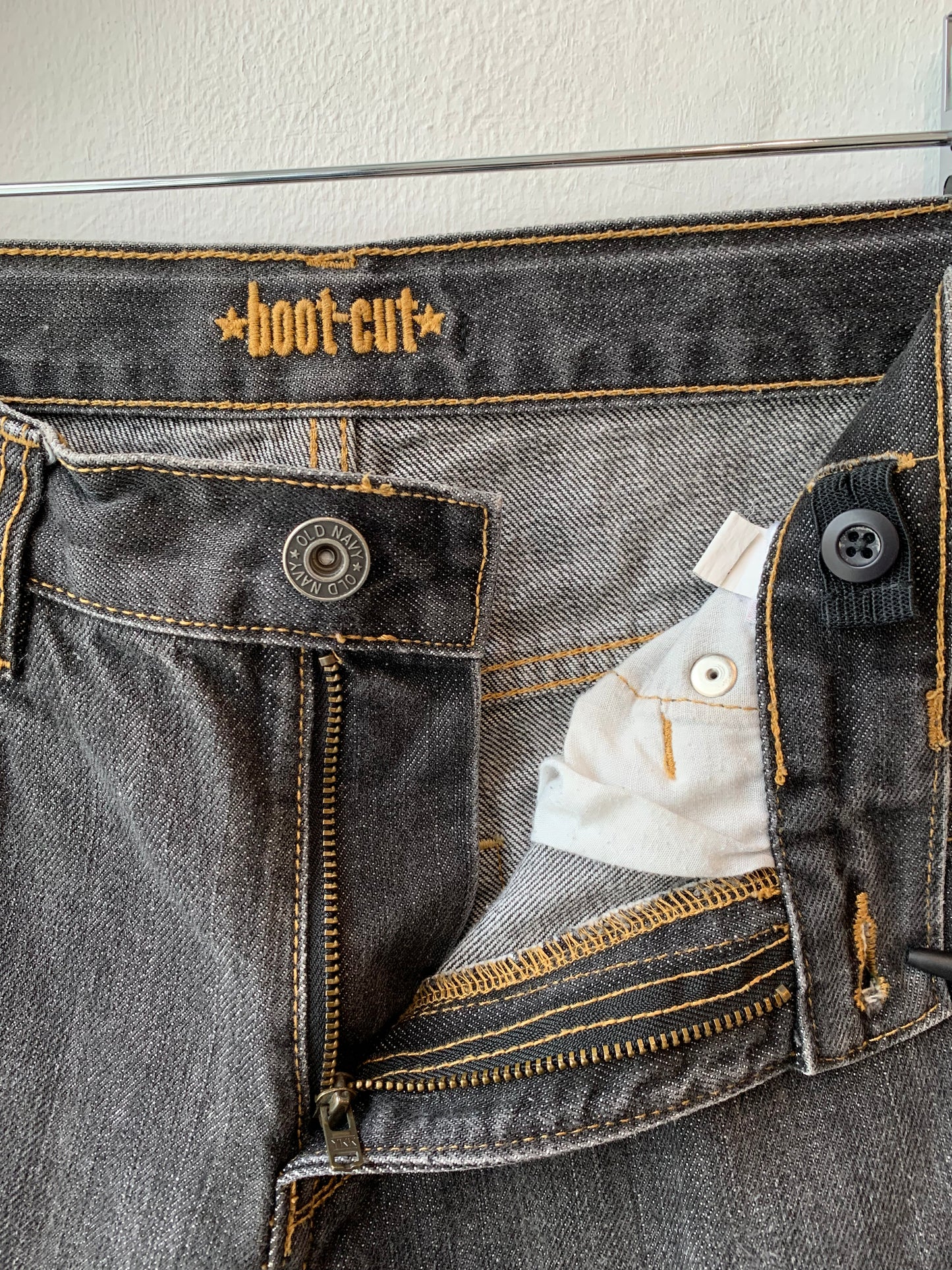 Y2K Black Boot Cut Jeans 25”