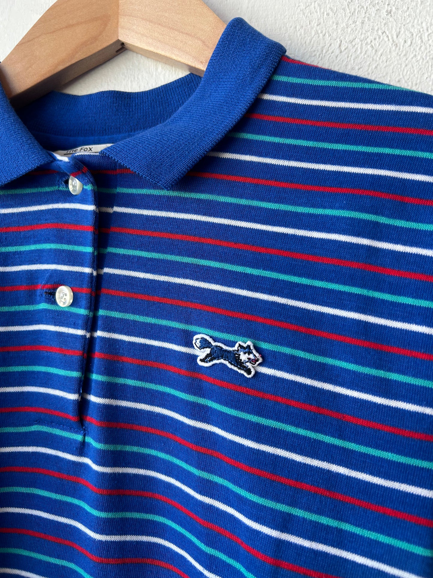 80’s Striped Polo Shirt