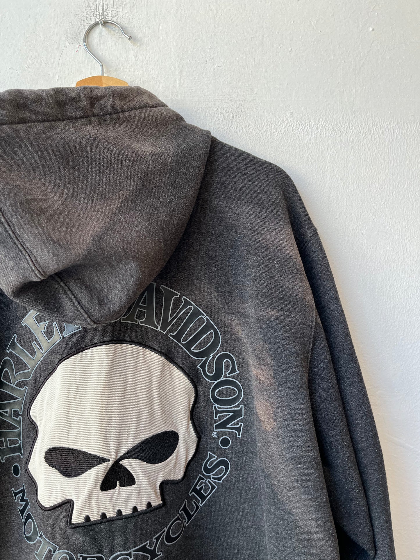 Y2K Harley Davidson Zip-Up Hoodie