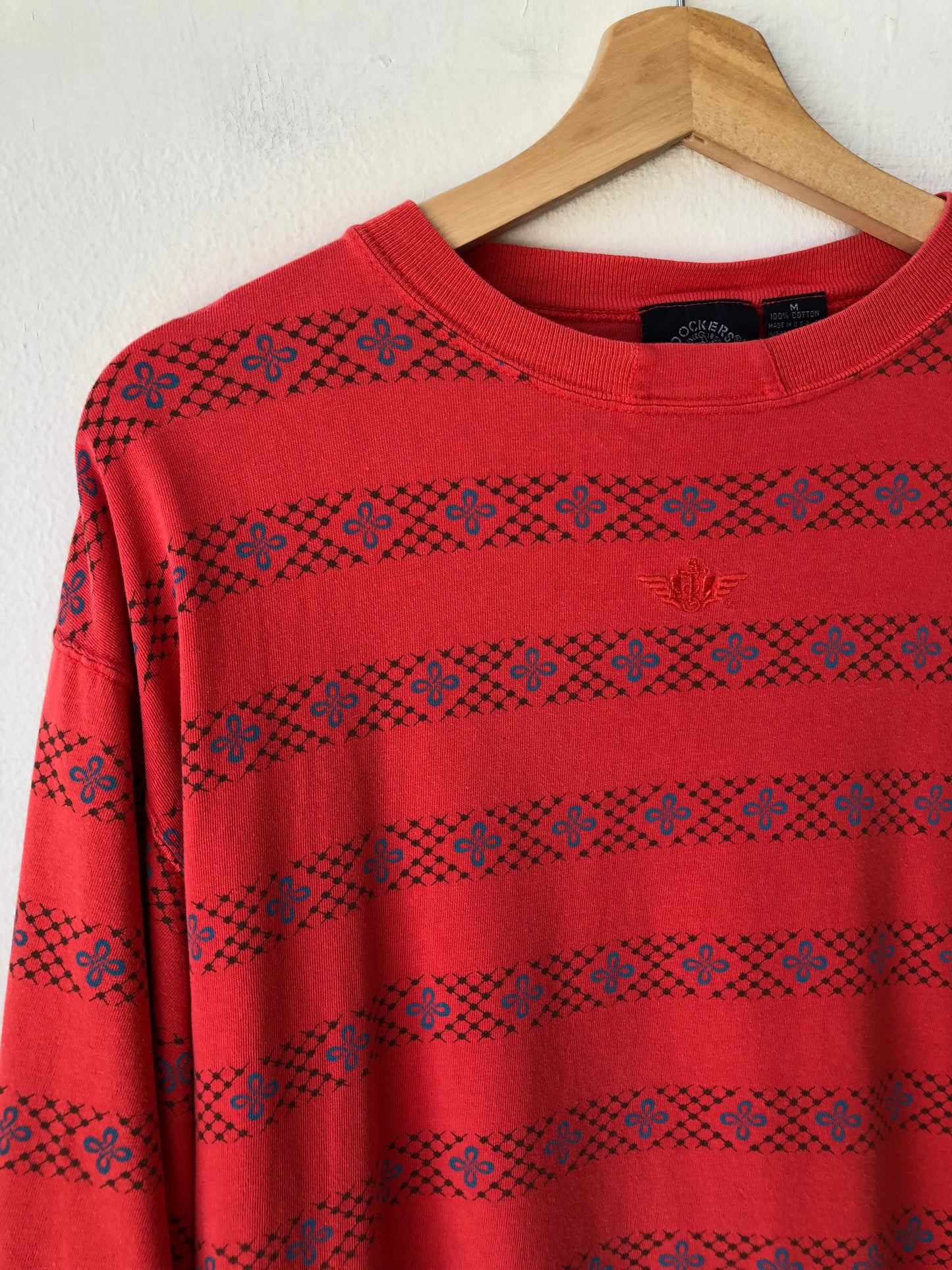Y2K Striped Floral Shirt