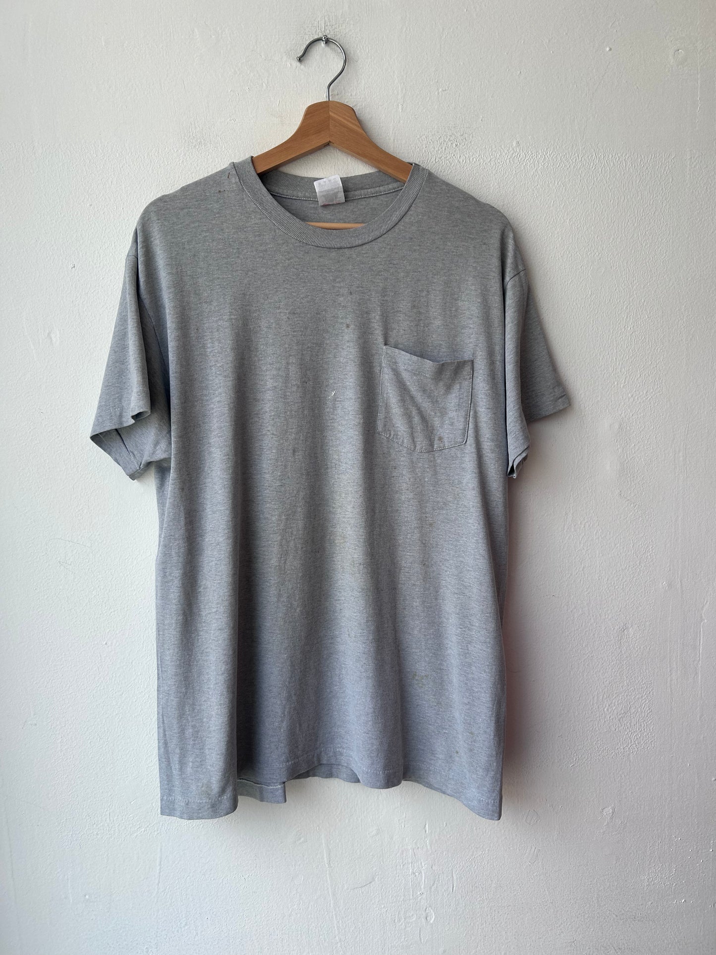 90's Grey Pocket T-Shirt