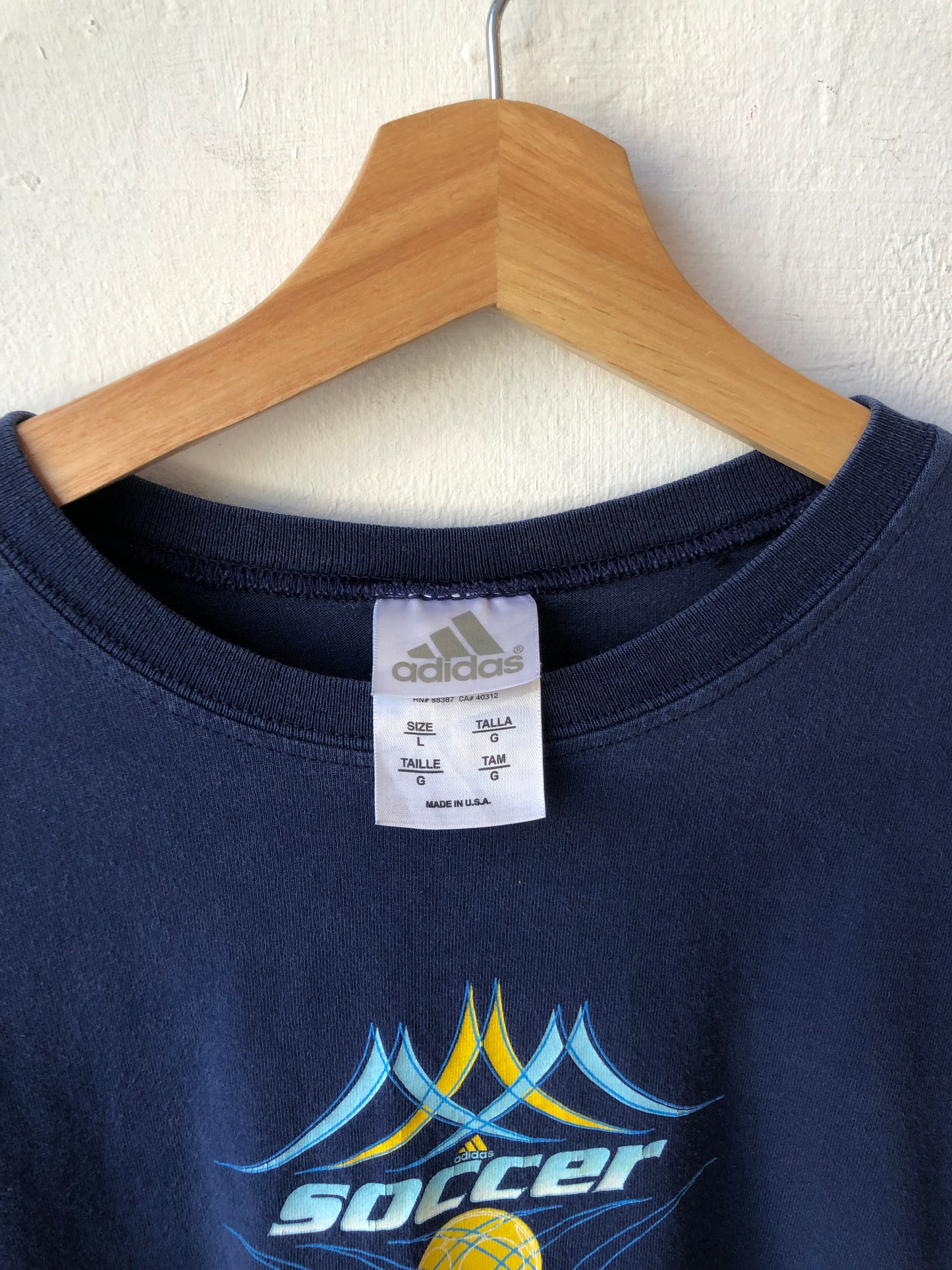 Y2K Adidas Soccer T-Shirt