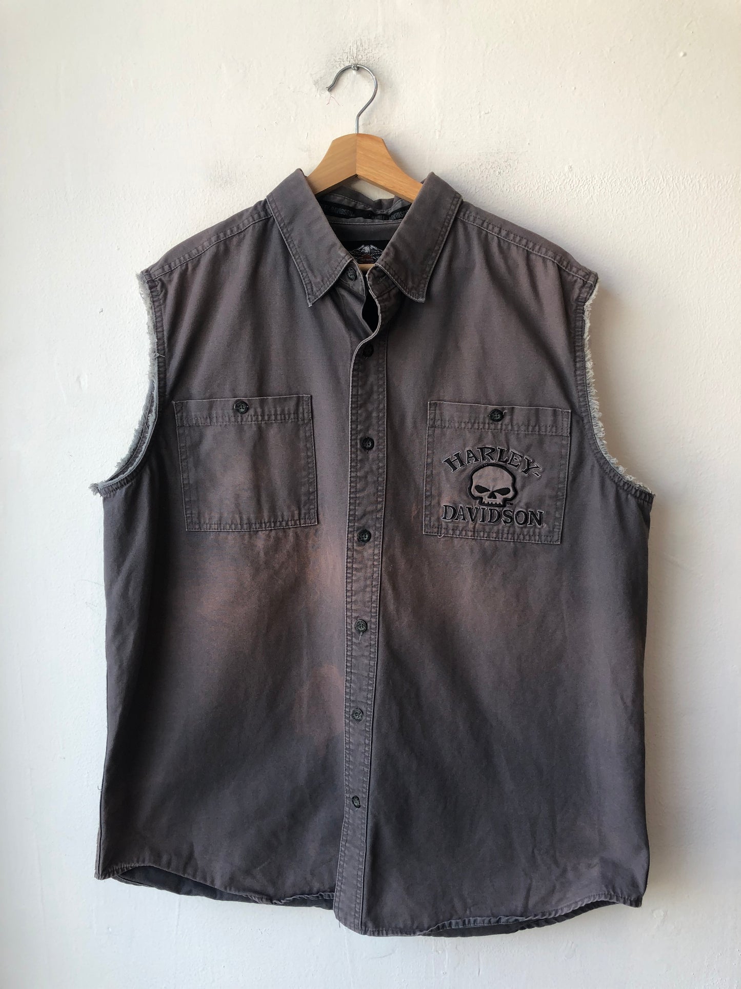 Y2K Cutoff Harley Shirt