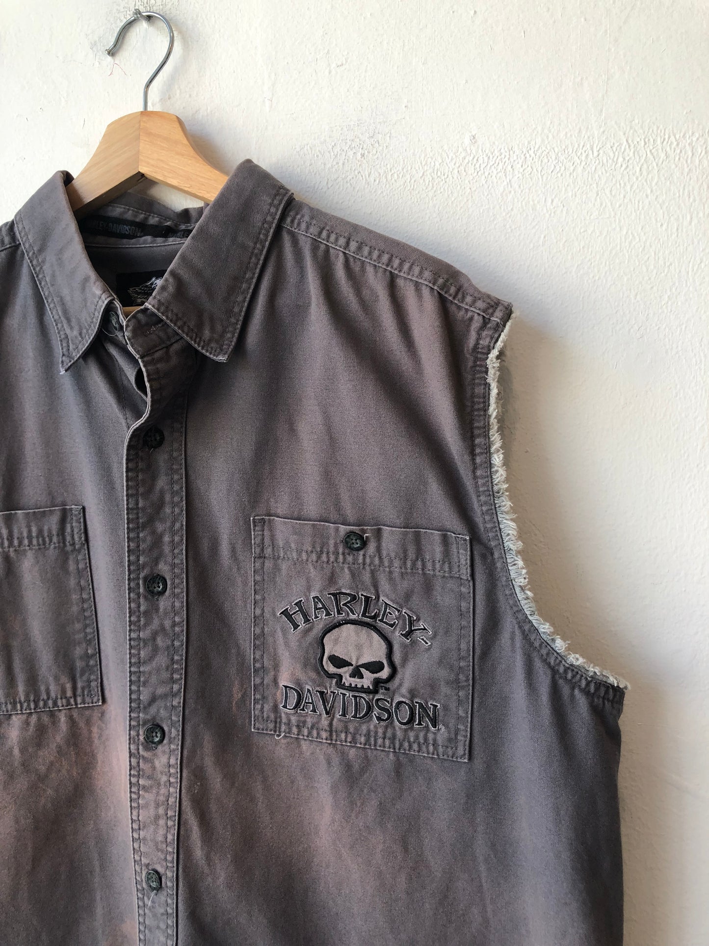 Y2K Cutoff Harley Shirt
