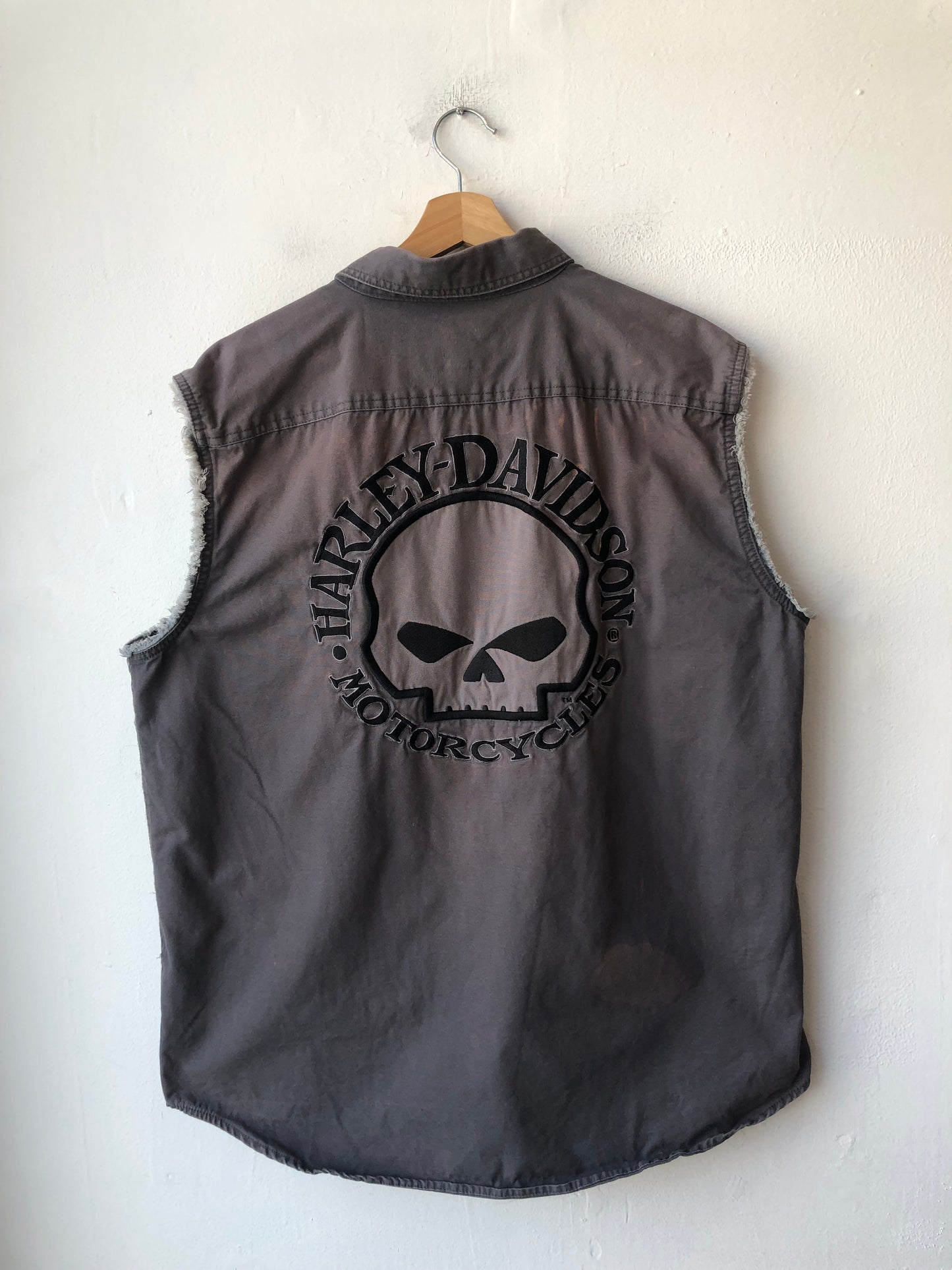 Y2K Cutoff Harley Shirt
