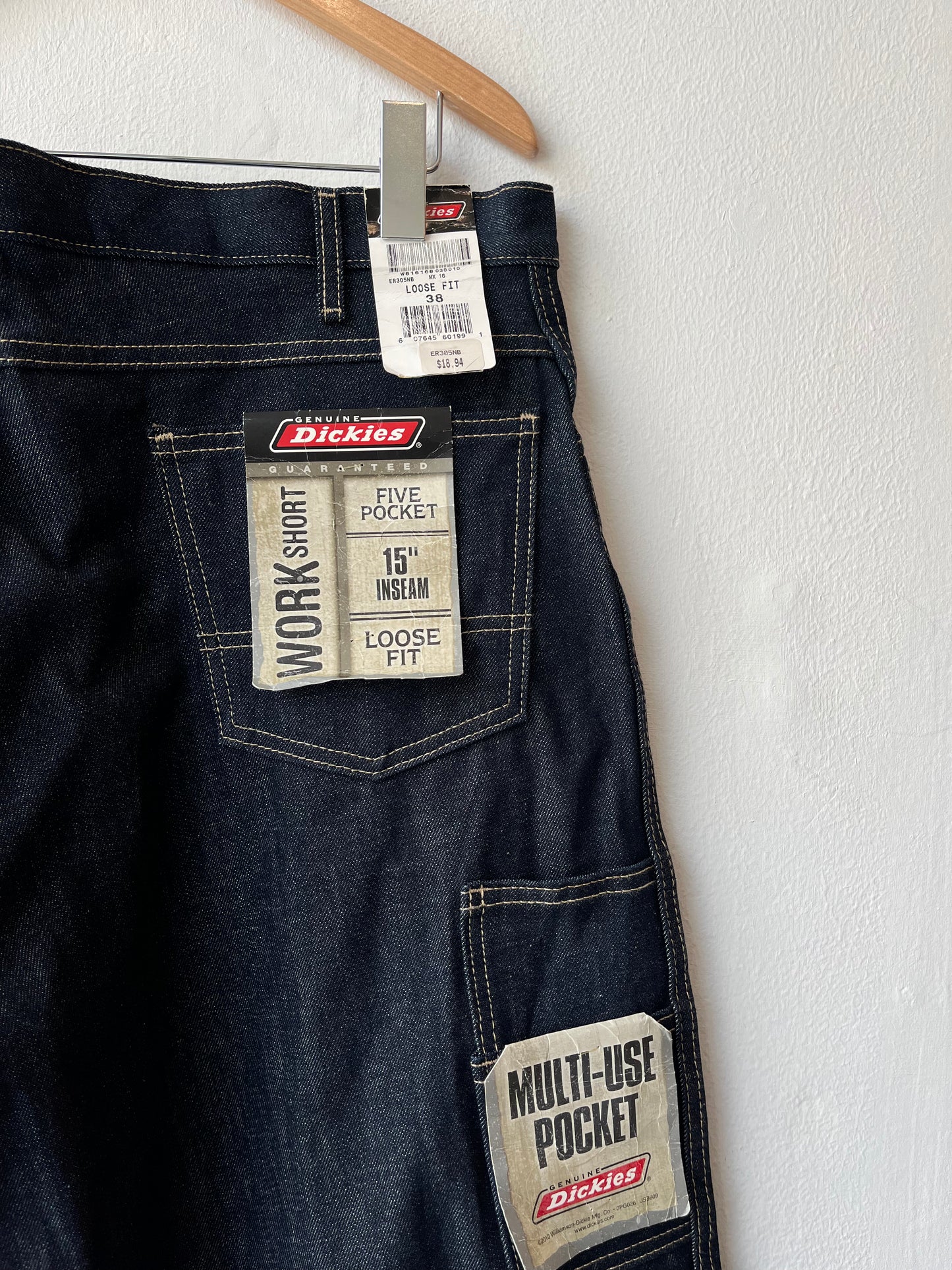 Y2K Dickies Denim Work Shorts 40"