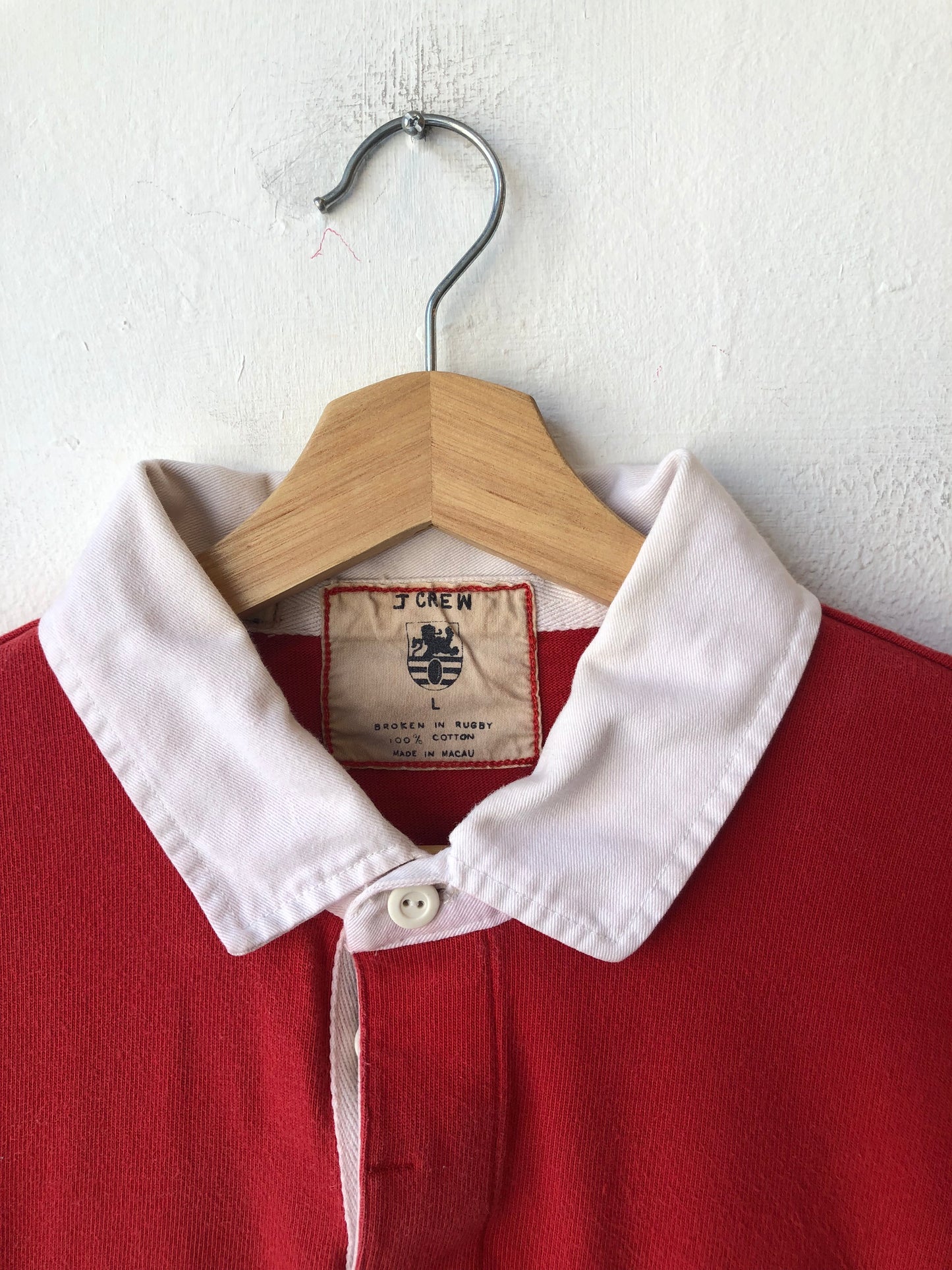 Y2K Striped Red Rugby