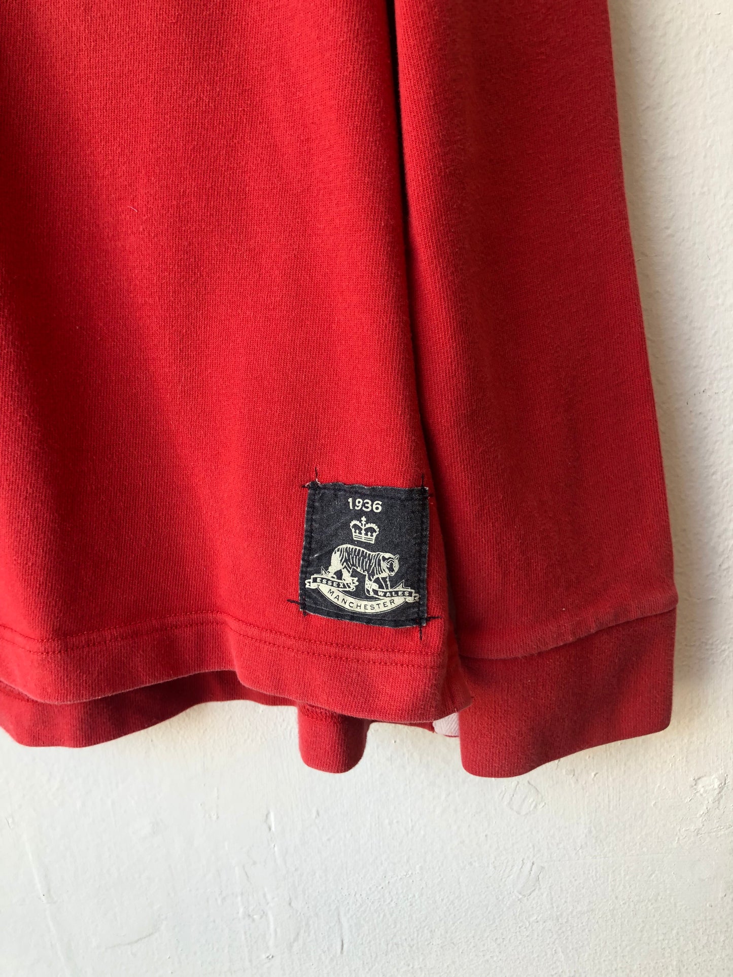 Y2K Striped Red Rugby