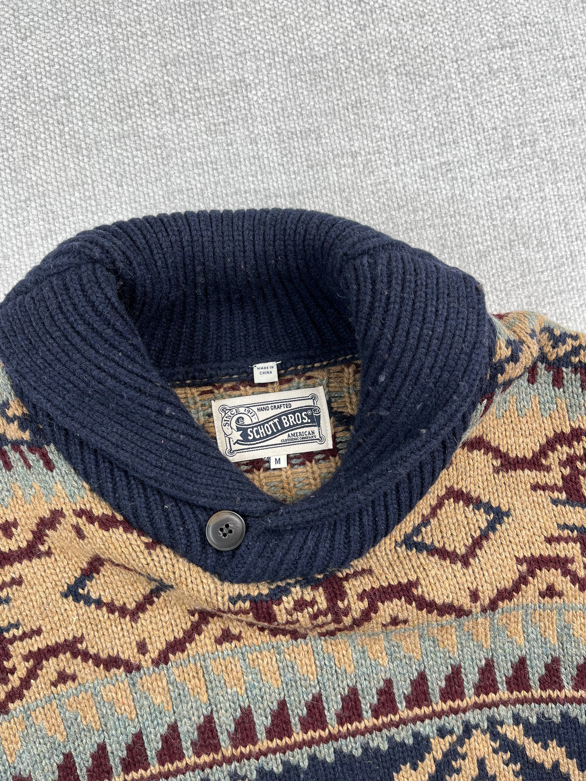 Y2K Shawl Neck Knit Sweater