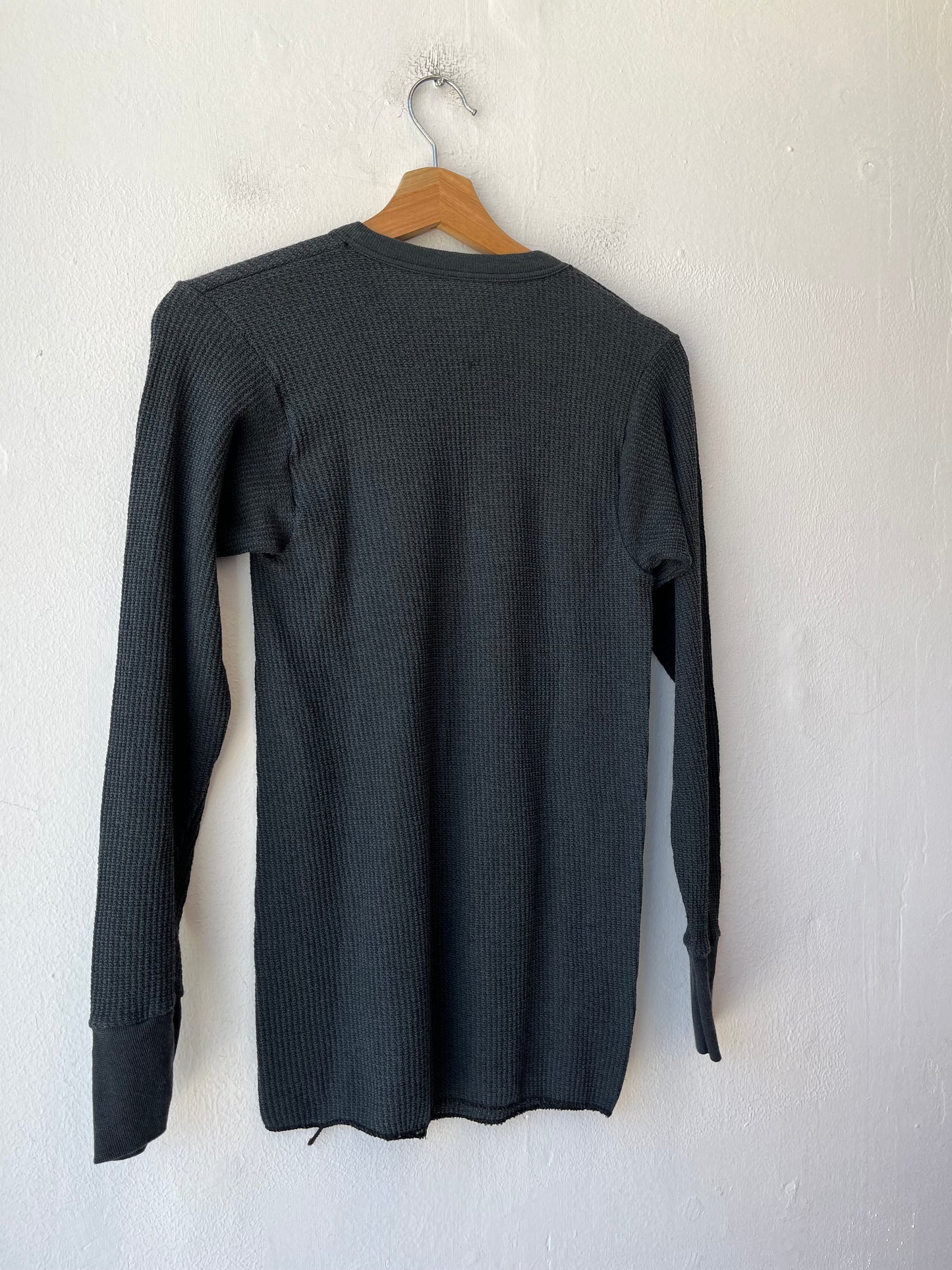 Y2K Gray Thermal Shirt