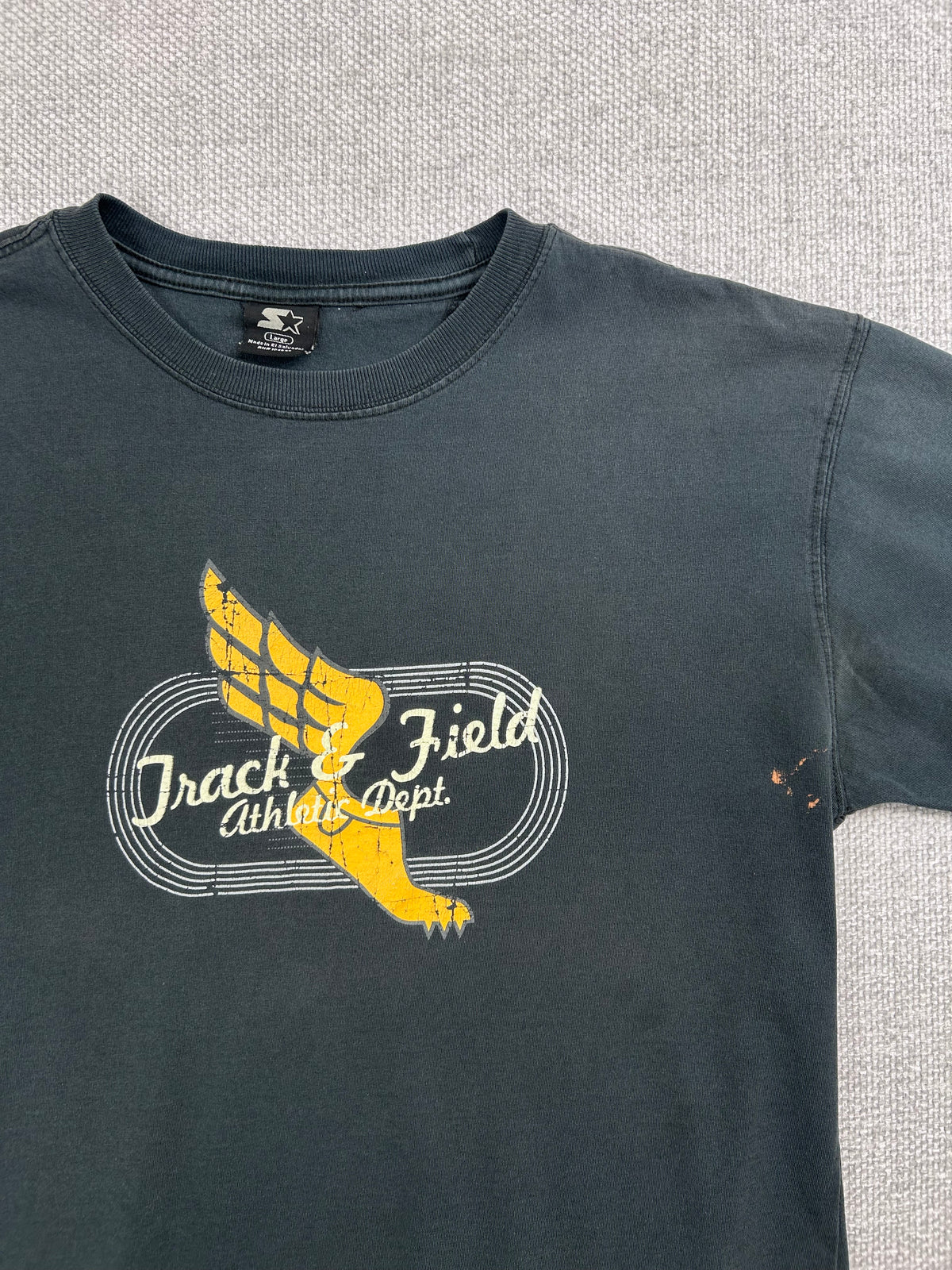 Y2K Starter Track and Field T-Shirt