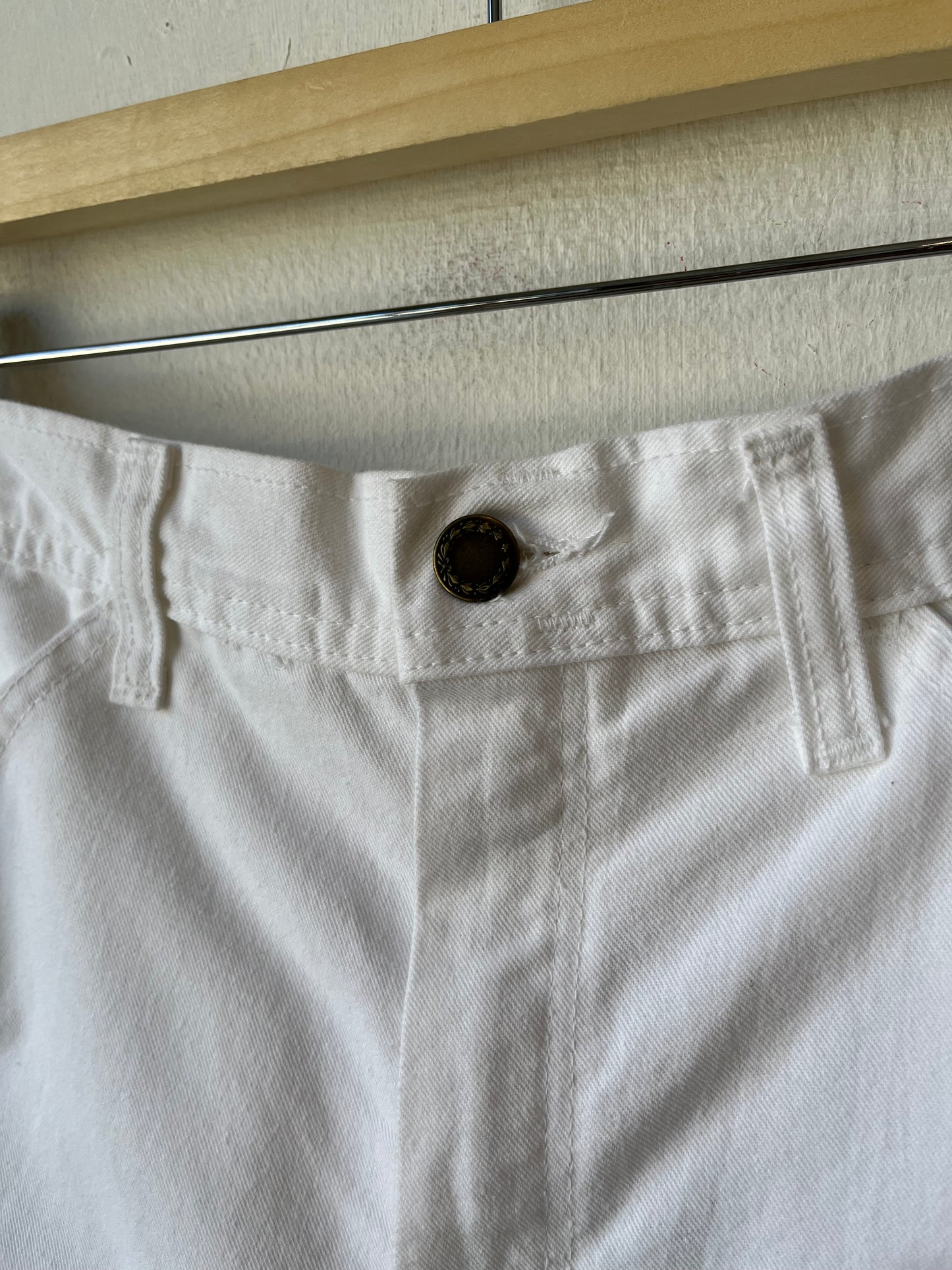 90's White Carpenter Shorts 27"
