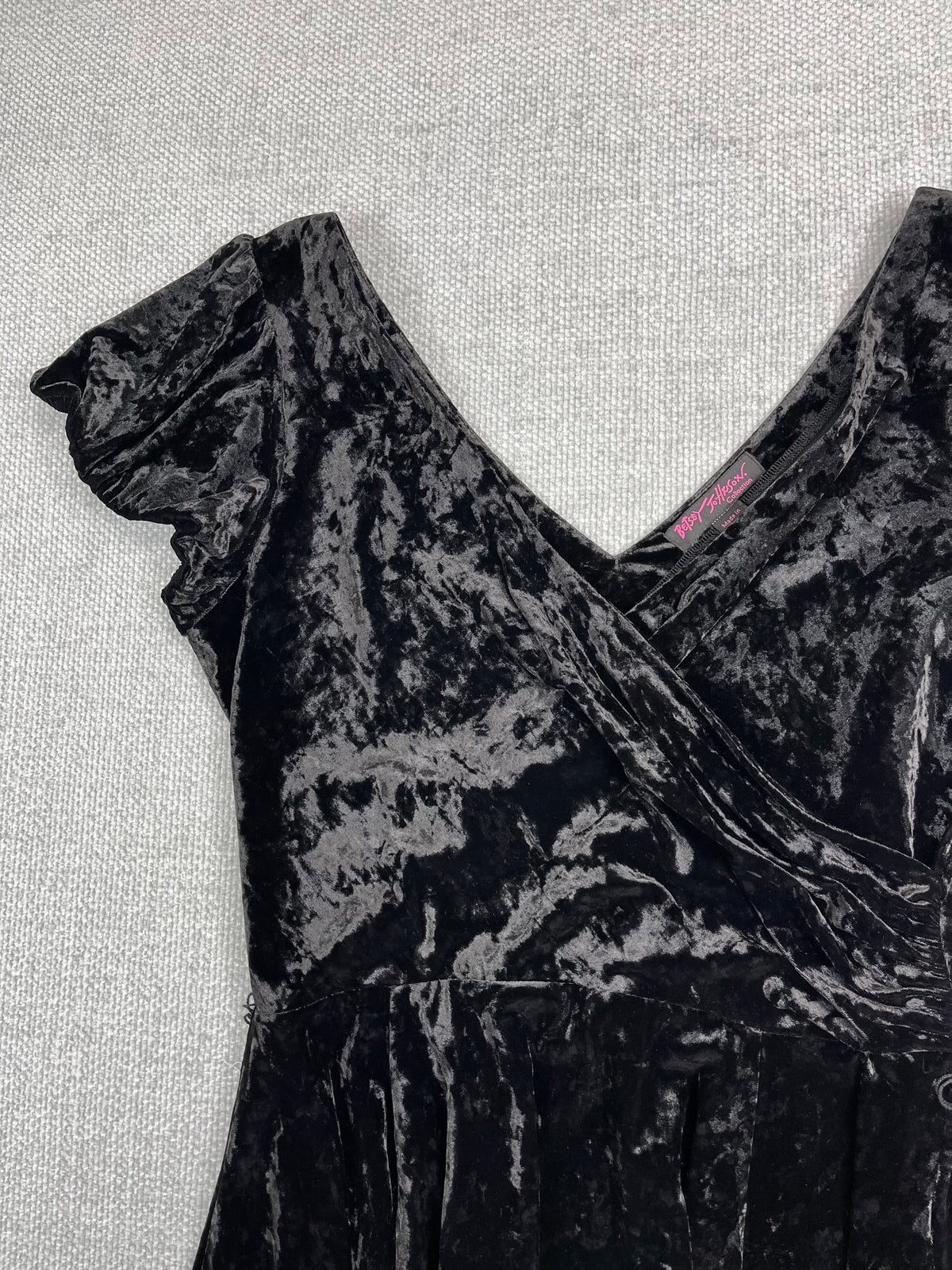 Y2K Betsey Johnson Velour Dress