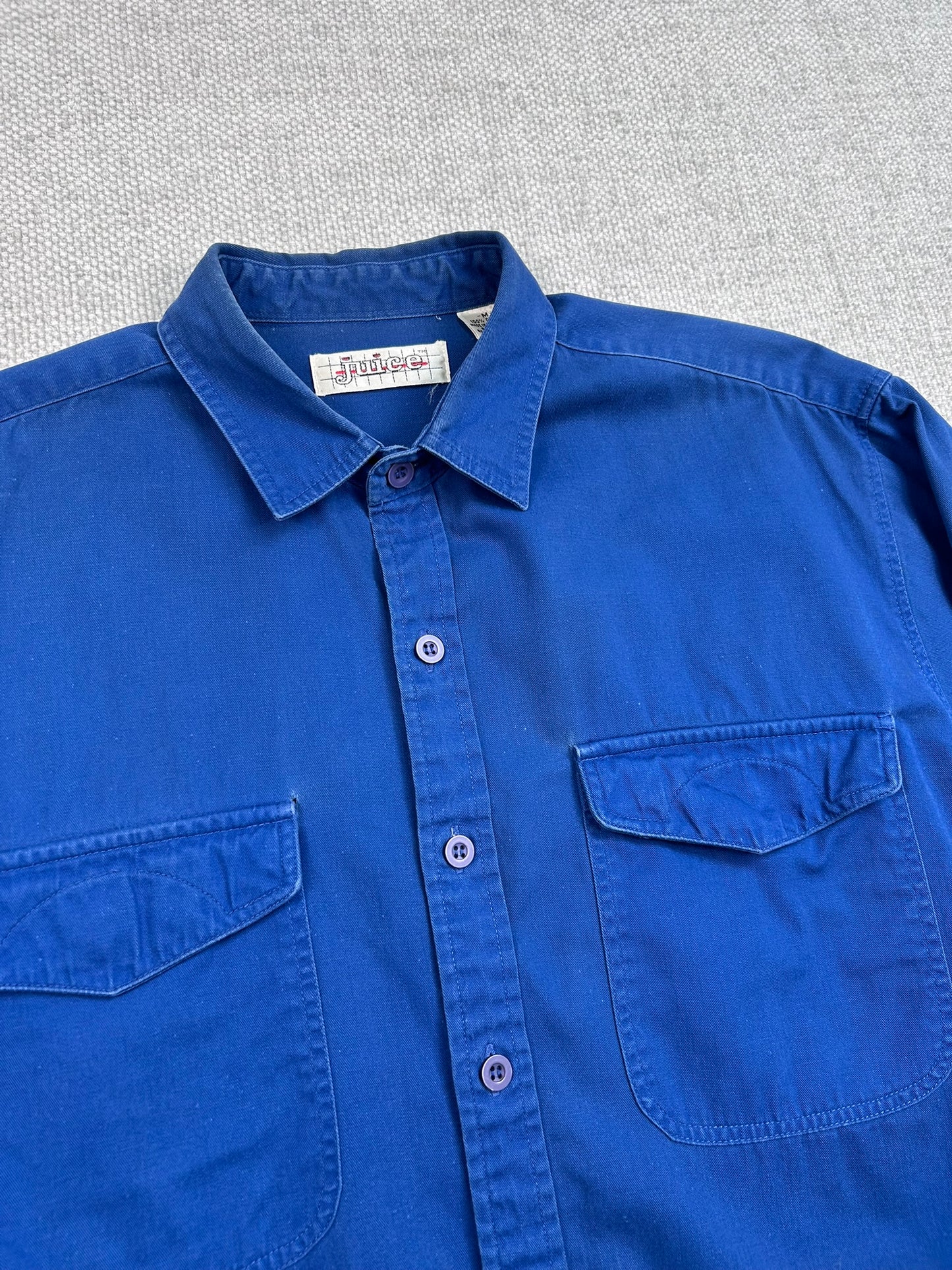 90's Blue Button Down Shirt