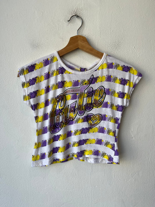 Y2K Cutie Rhinestone Top