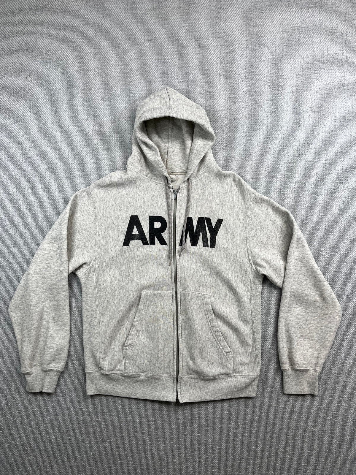 90's Army Zip Up Hoodie