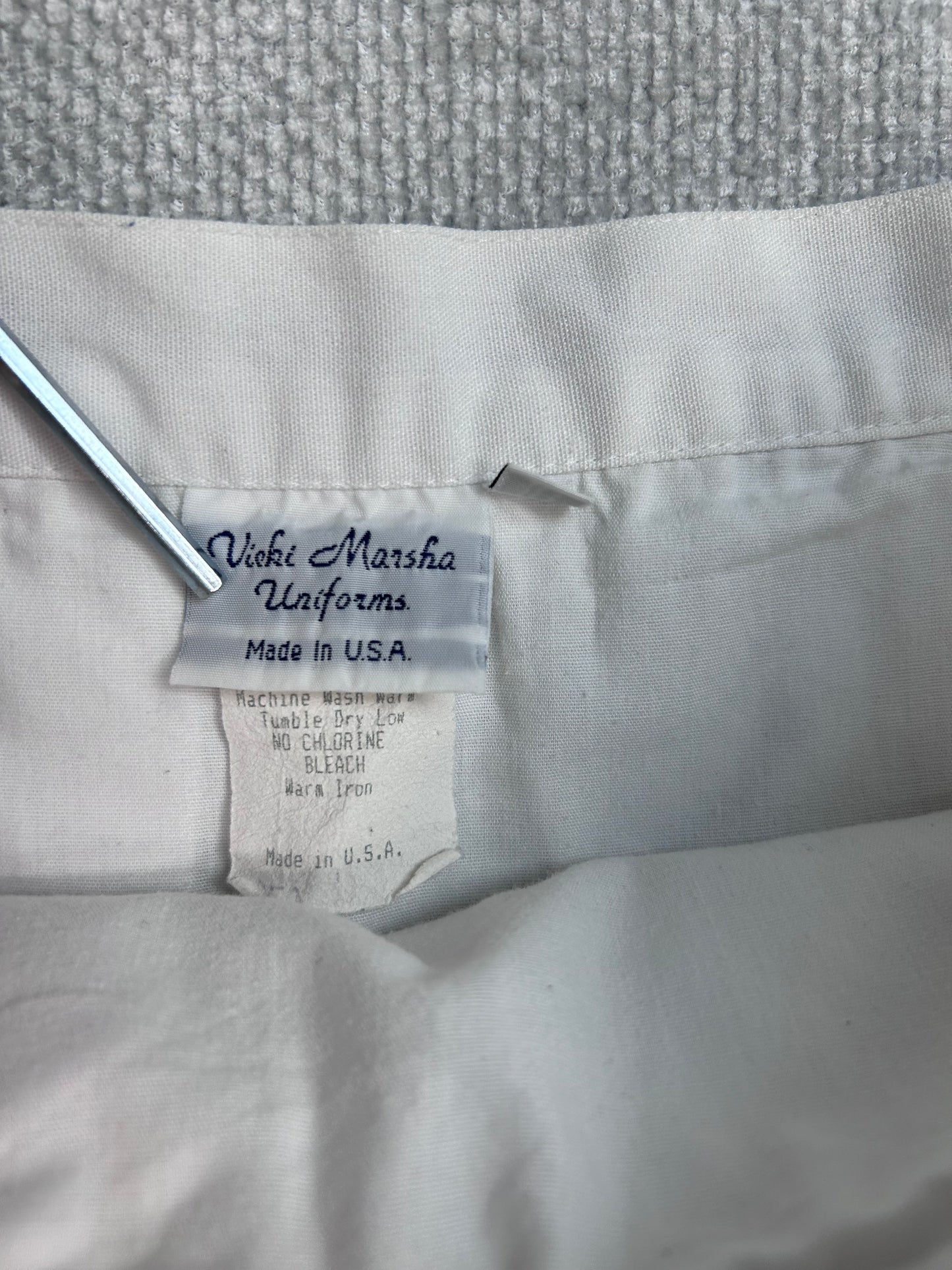 Y2K White Tennis Skirt 27”
