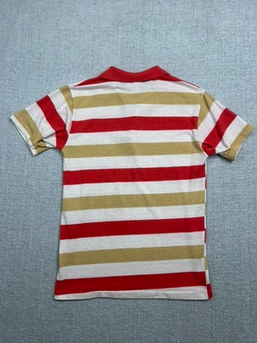 70's Striped Polo Shirt