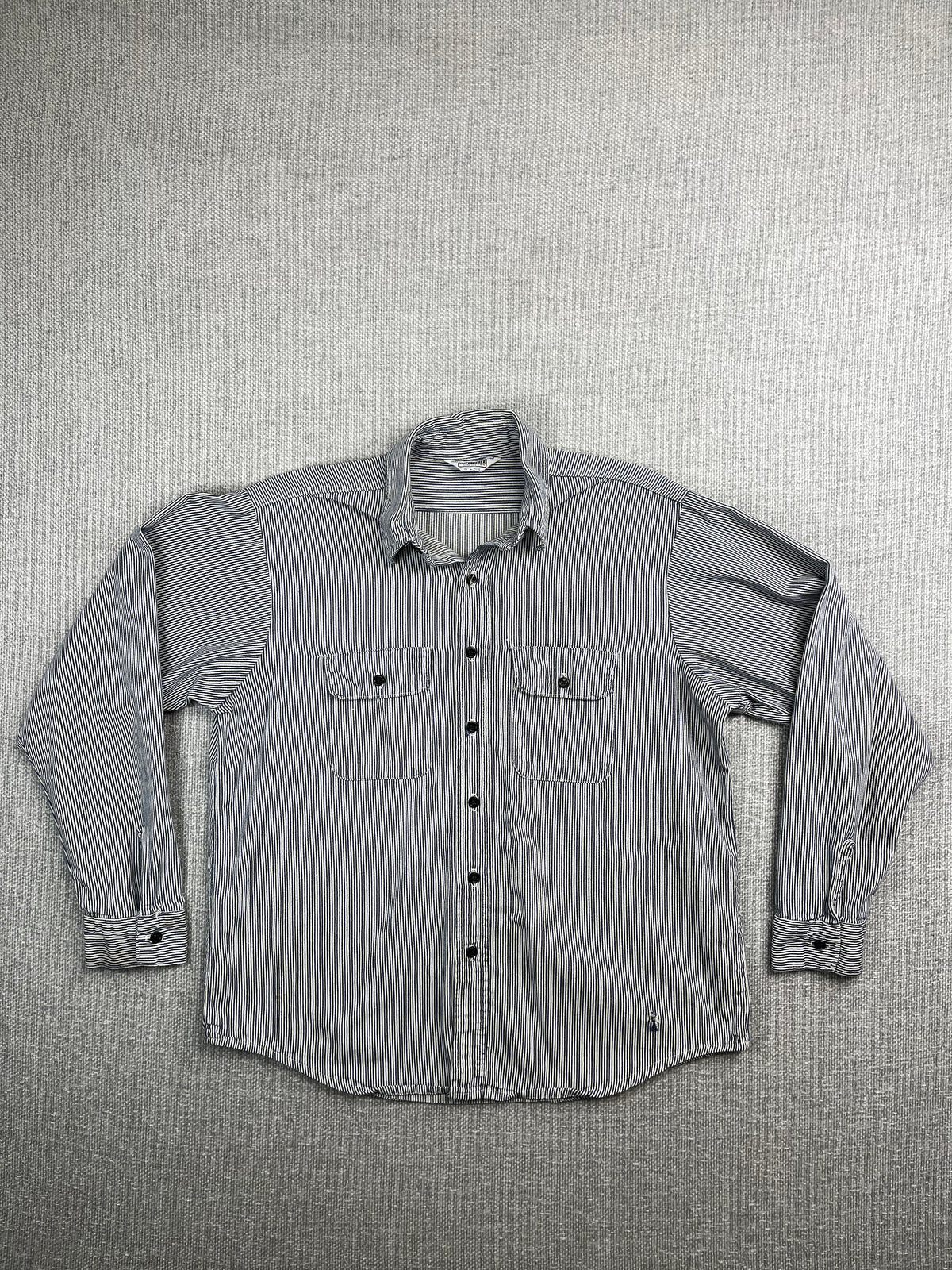 80's Five Brother Pinstripe Button Up Shirt