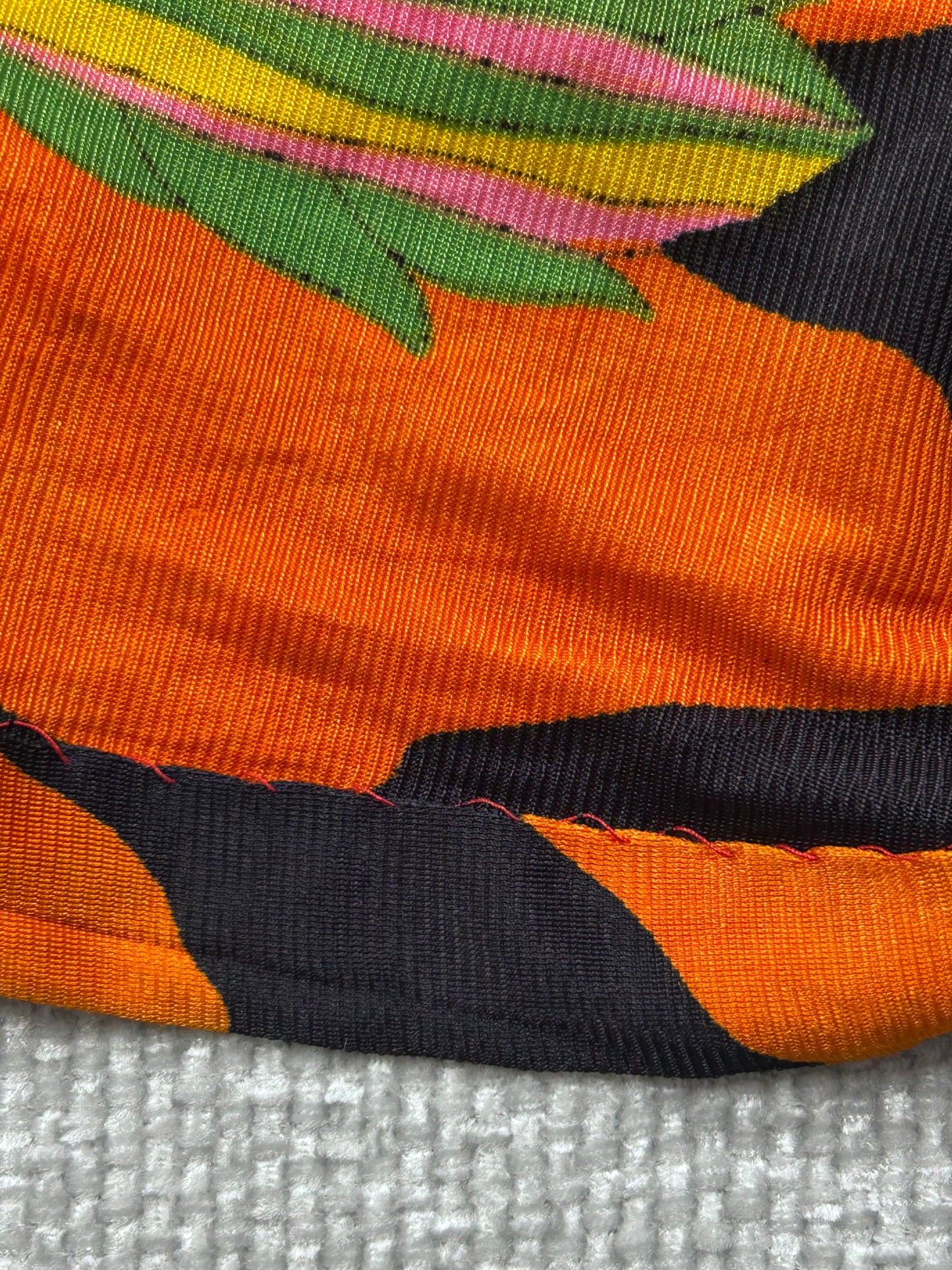 70's Parrot Wrap Skirt 25"