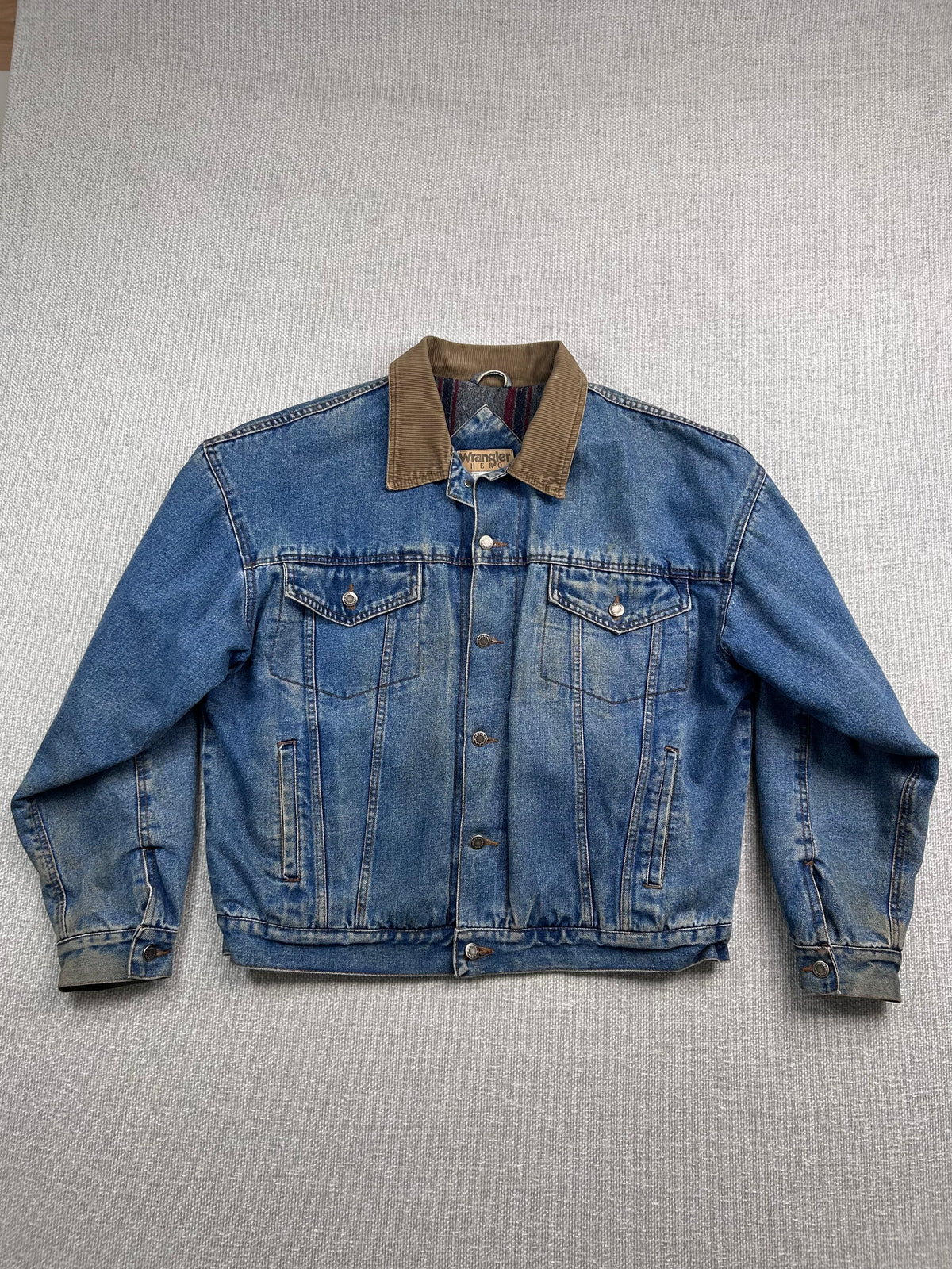 90's Wrangler Blanket Lined Denim Jacket
