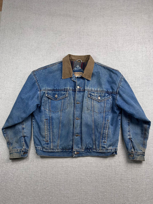 90's Wrangler Blanket Lined Denim Jacket
