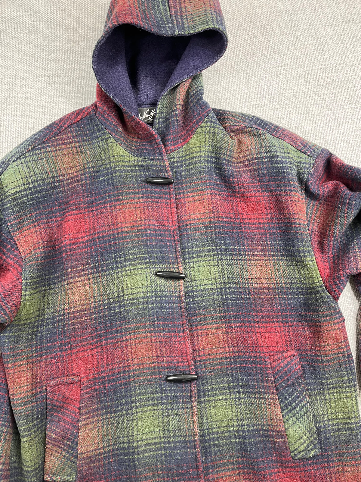 Y2K Wool Hooded Coat