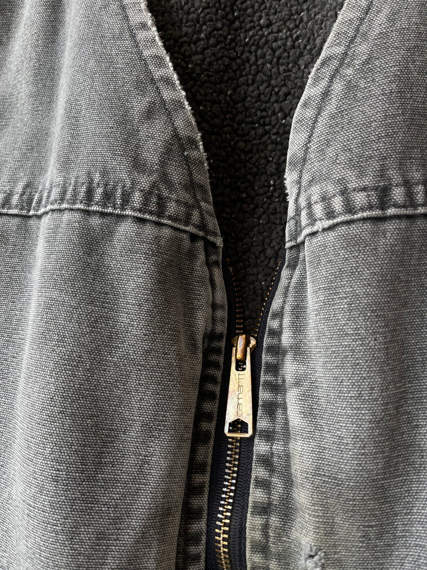 90's Distressed Gray Carhartt Vest