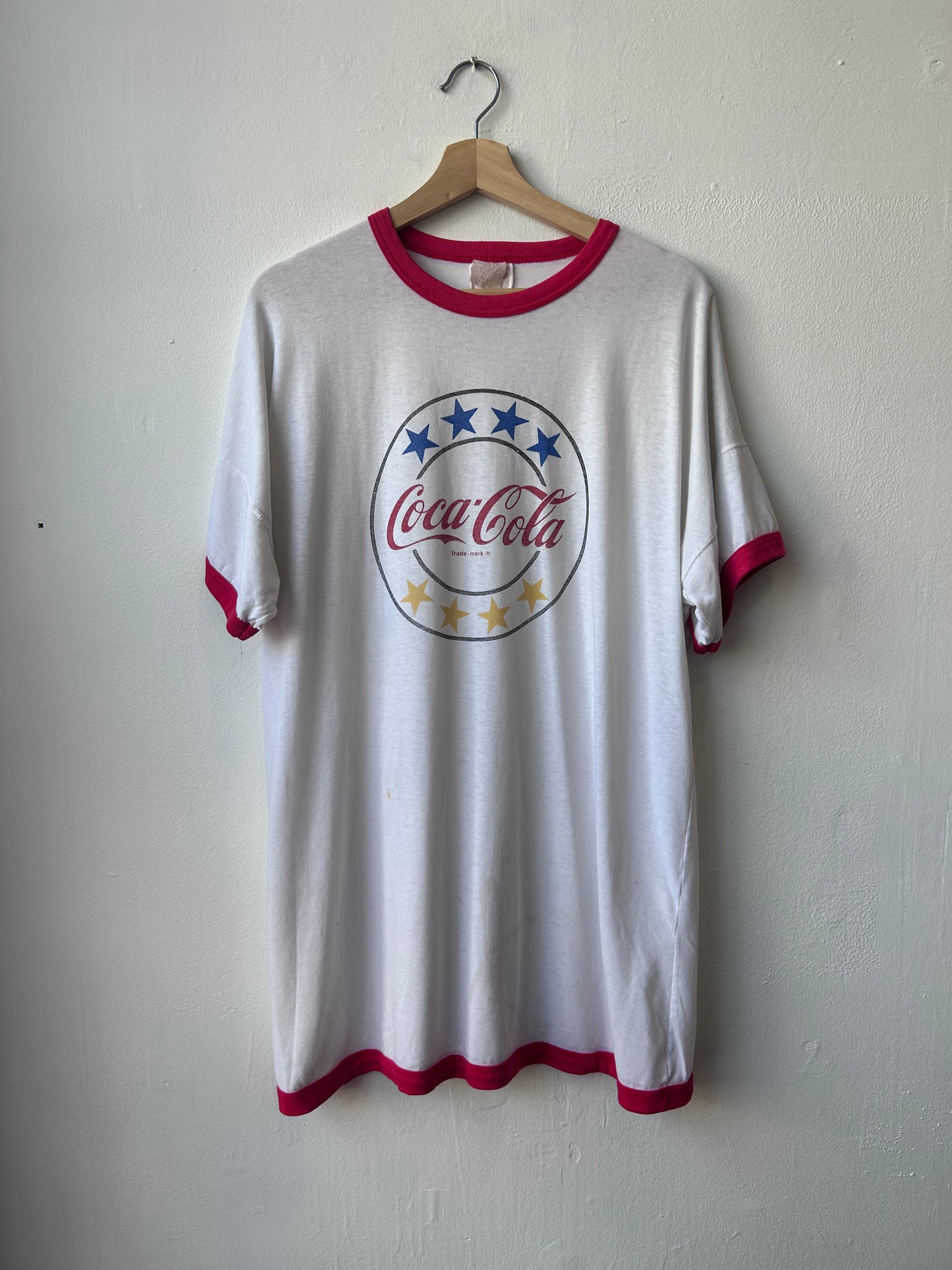 Y2K Coca-Cola Ringer T-Shirt