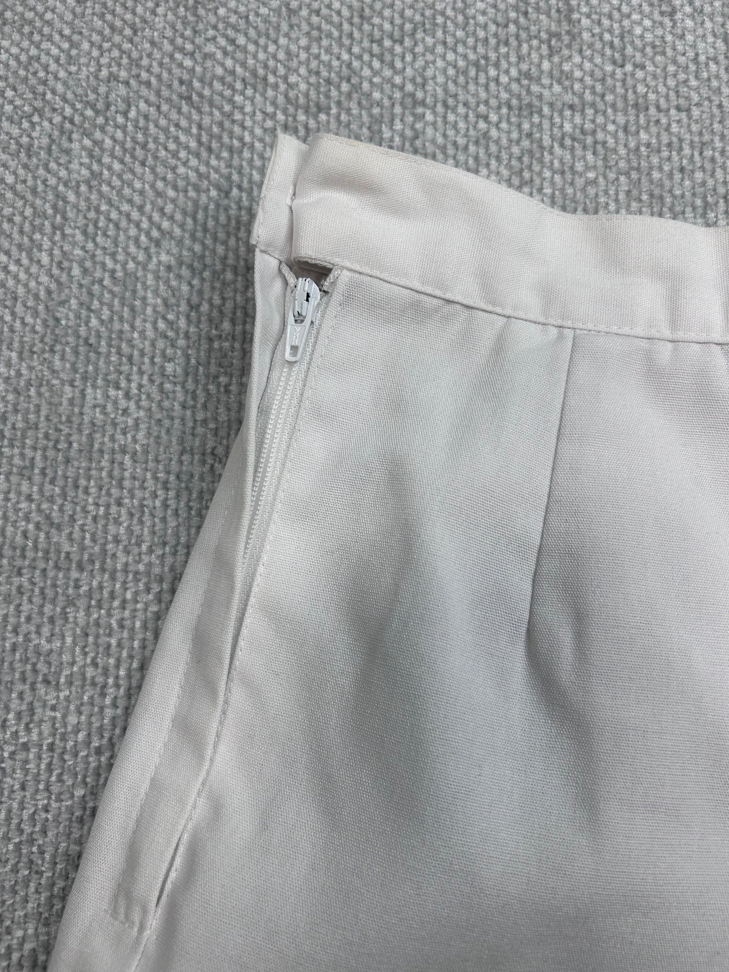Y2K White Tennis Skirt 27”