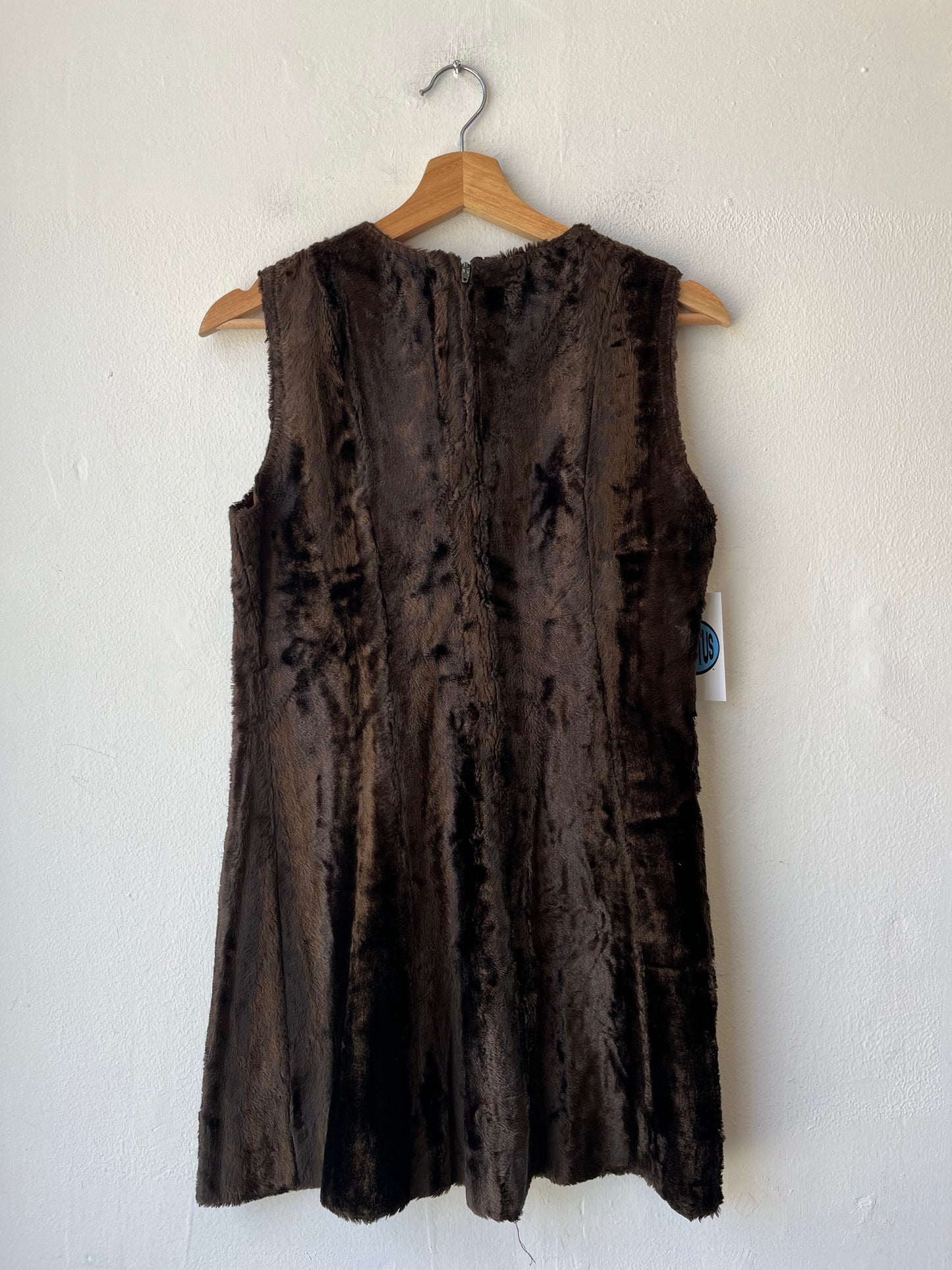 60's Fuzz Bear Shift Dress