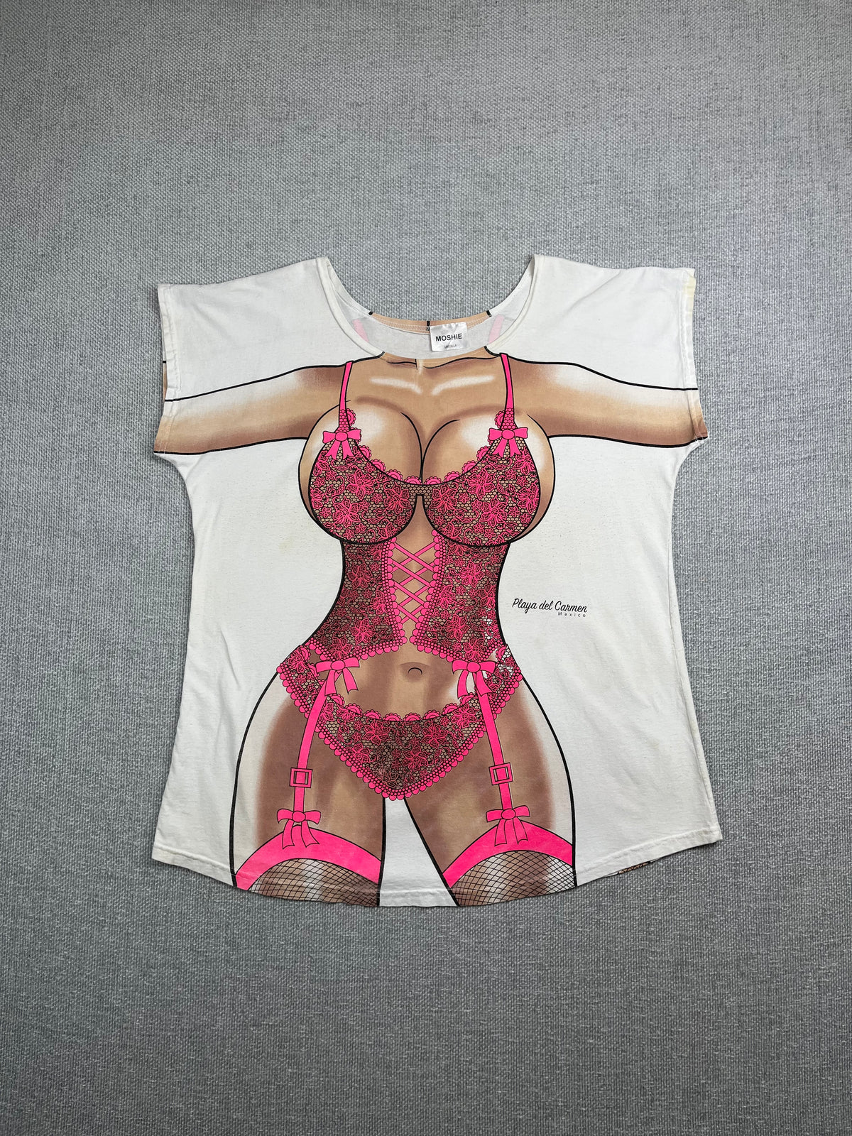 Y2K Pink Corset Playa Del Carmen Cover Up