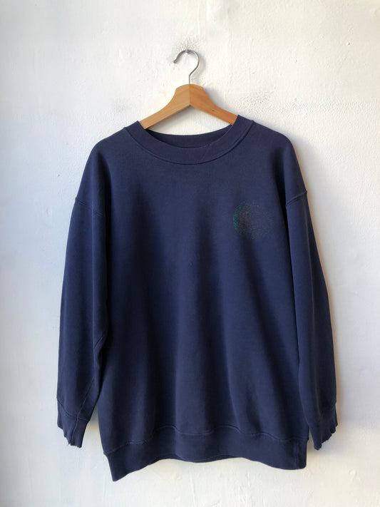 90's Faded Smiley Sweatshirt