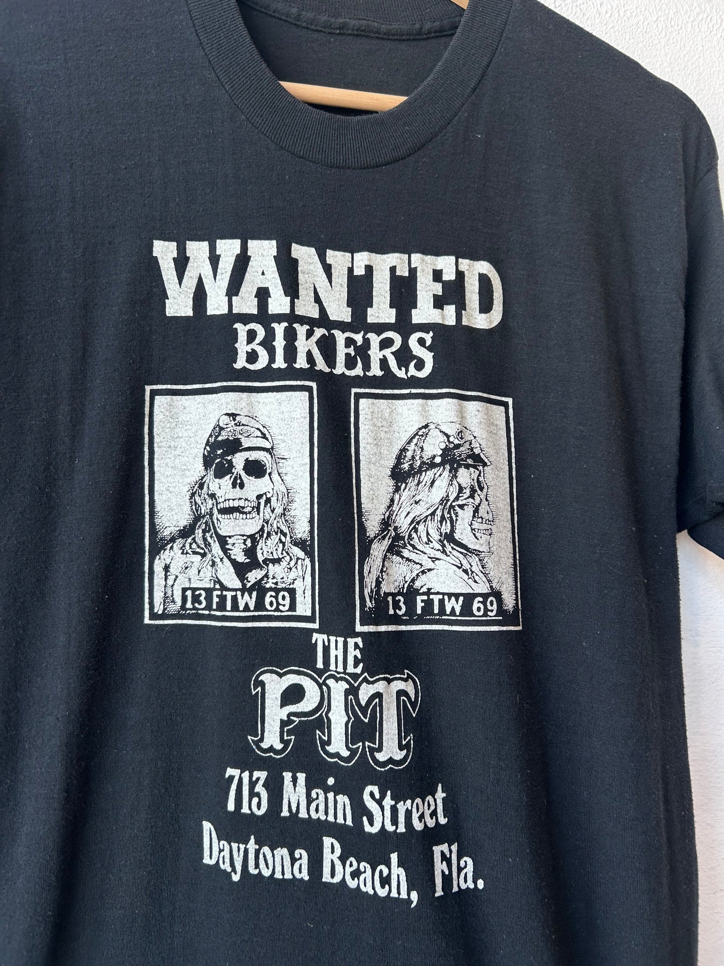 80's Wanted Bikers T-Shirt