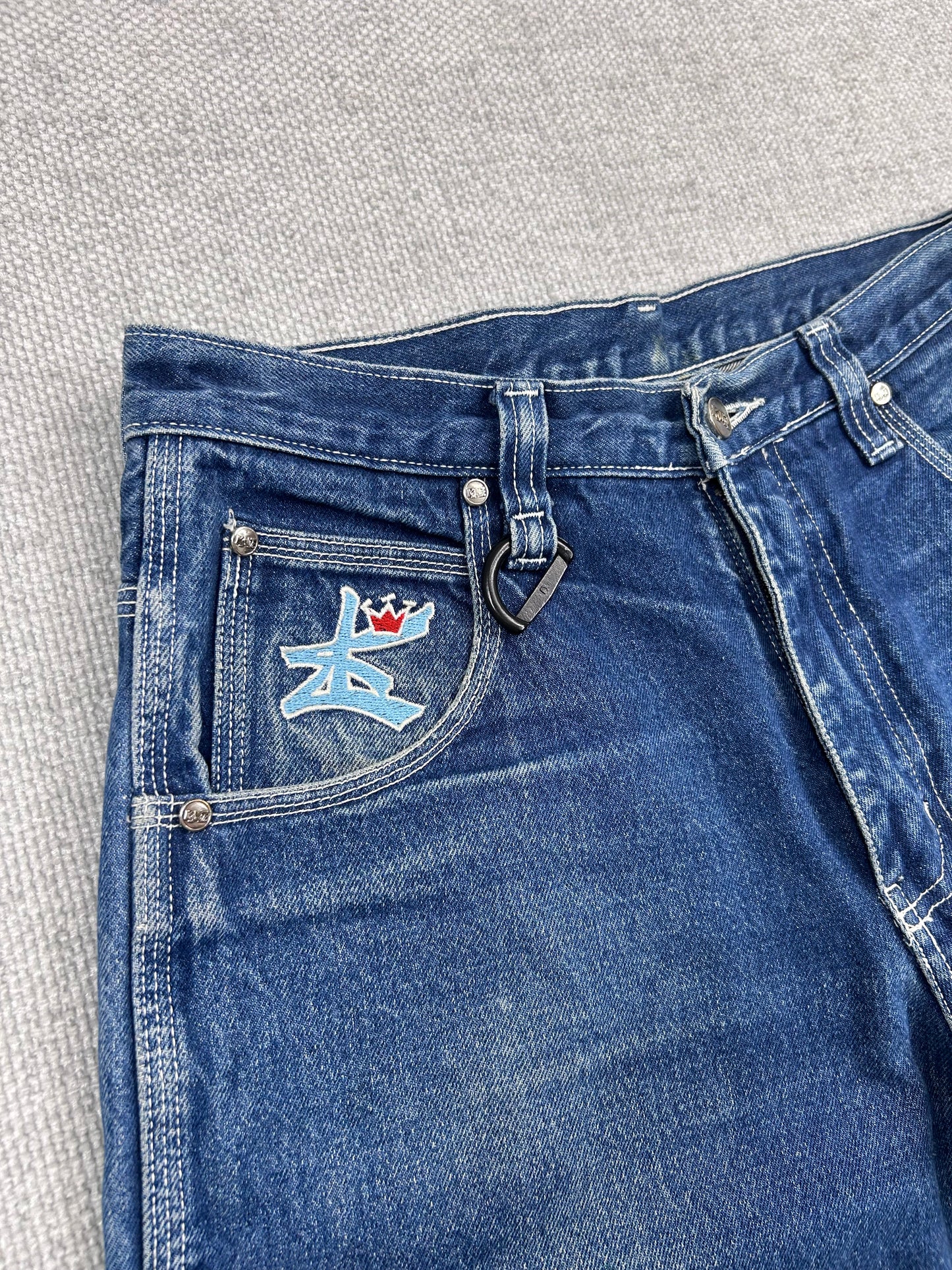 Y2K Baggy Denim Shorts 32"